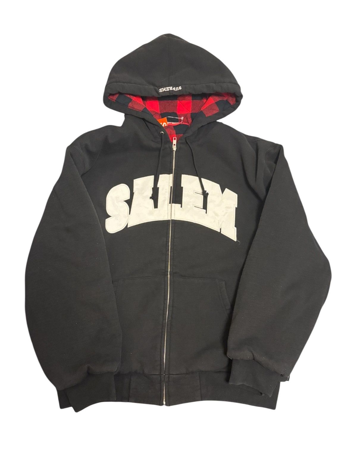 Supreme SUPREME SALEM BLACK HOODIE Size US M / EU 48-50 / 2 - 1 Thumbnail