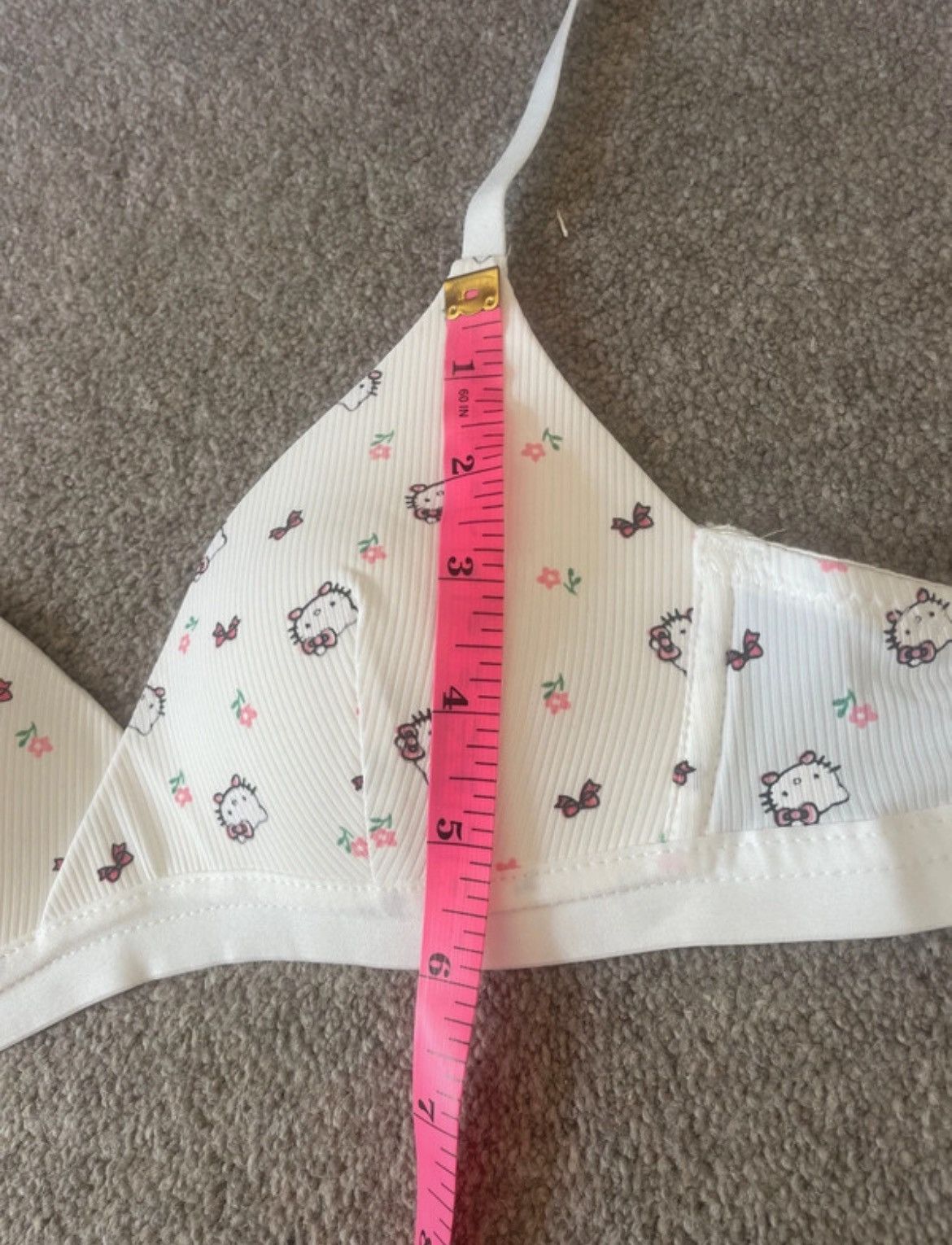 Other Sanrio Hello Kitty Y2K Bra One Size with Measurements Size ONE SIZE - 7 Thumbnail