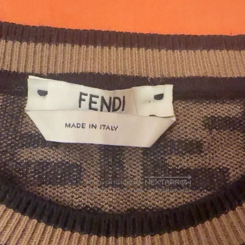 Fendi Fendi Classic Knit Sweater, Cashmere Blend Material Size XS / US 0-2 / IT 36-38 - 2 Thumbnail