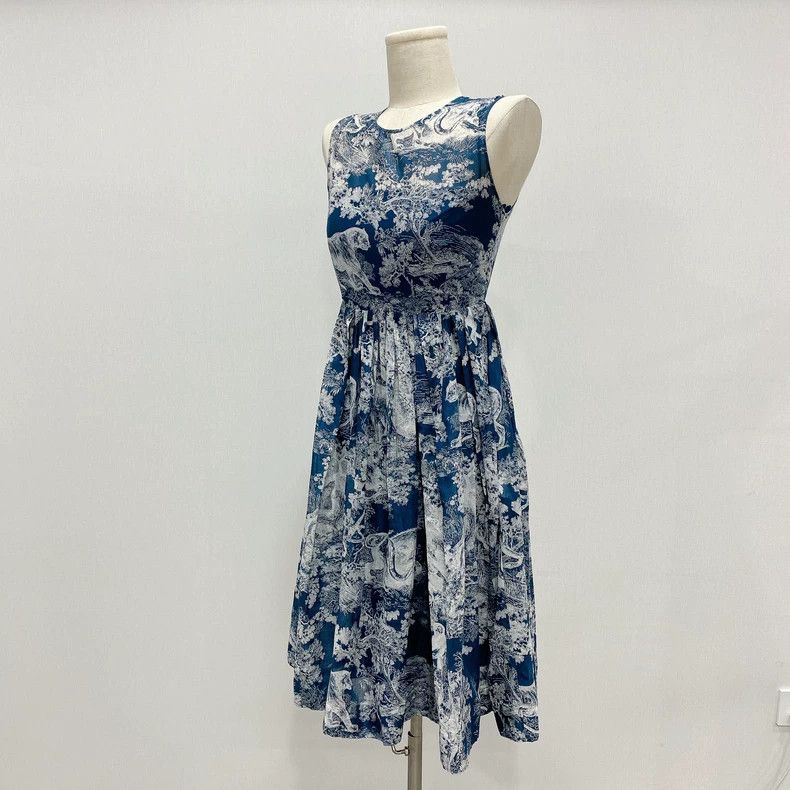 Dior Dior Jui printed dress Size XXS / US 00 / IT 34 - 3 Thumbnail