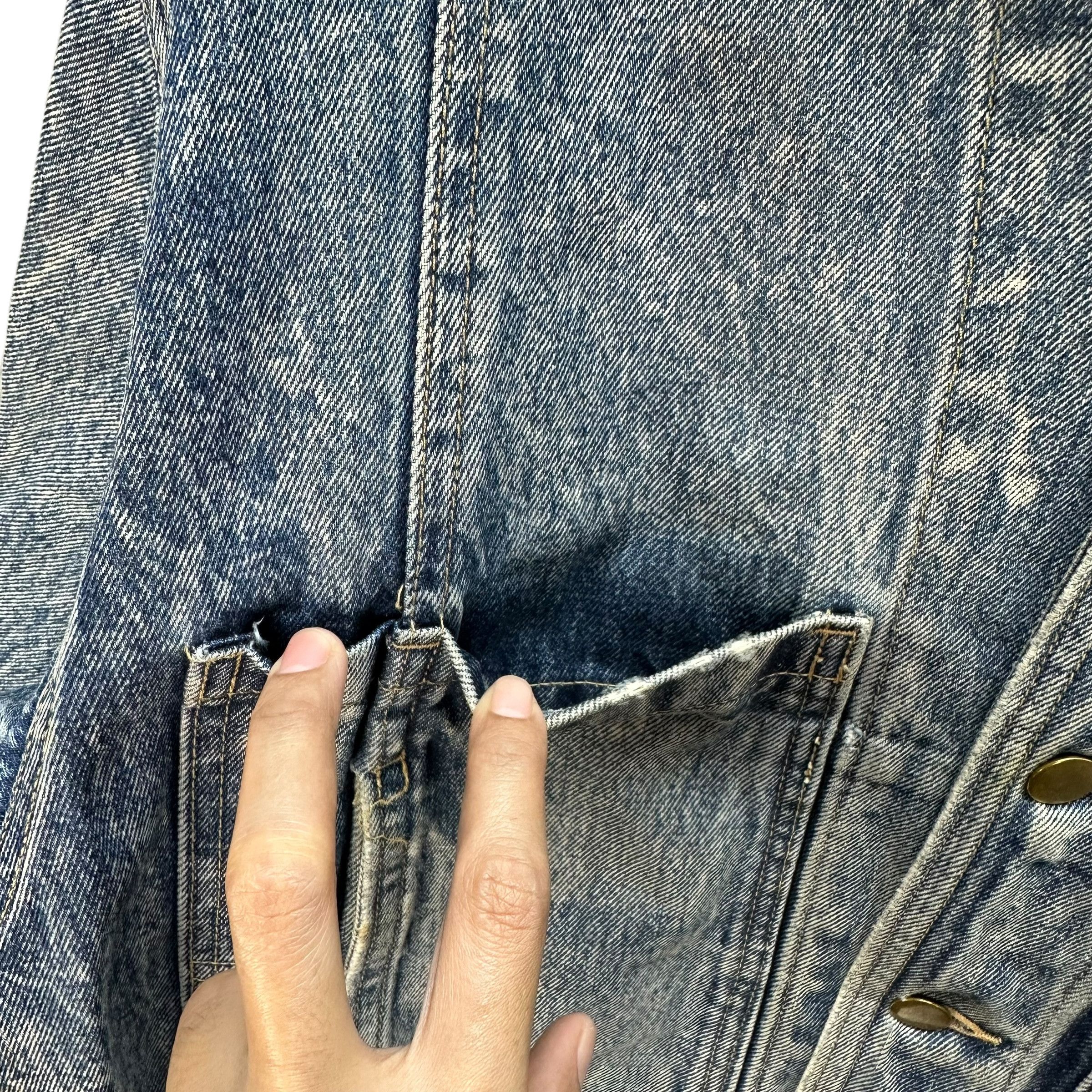Vintage Vintage Distressed Stone Wash Denim Jacket #A37-0848 Size US L / EU 52-54 / 3 - 10 Thumbnail