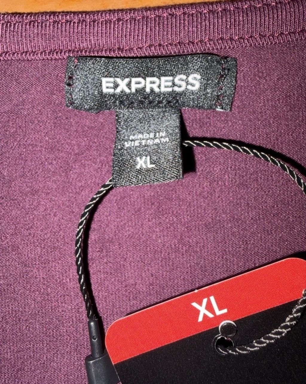 Express Express Square Neck Long Sleeve Top NWT Size XL / US 12-14 / IT 48-50 - 3 Thumbnail