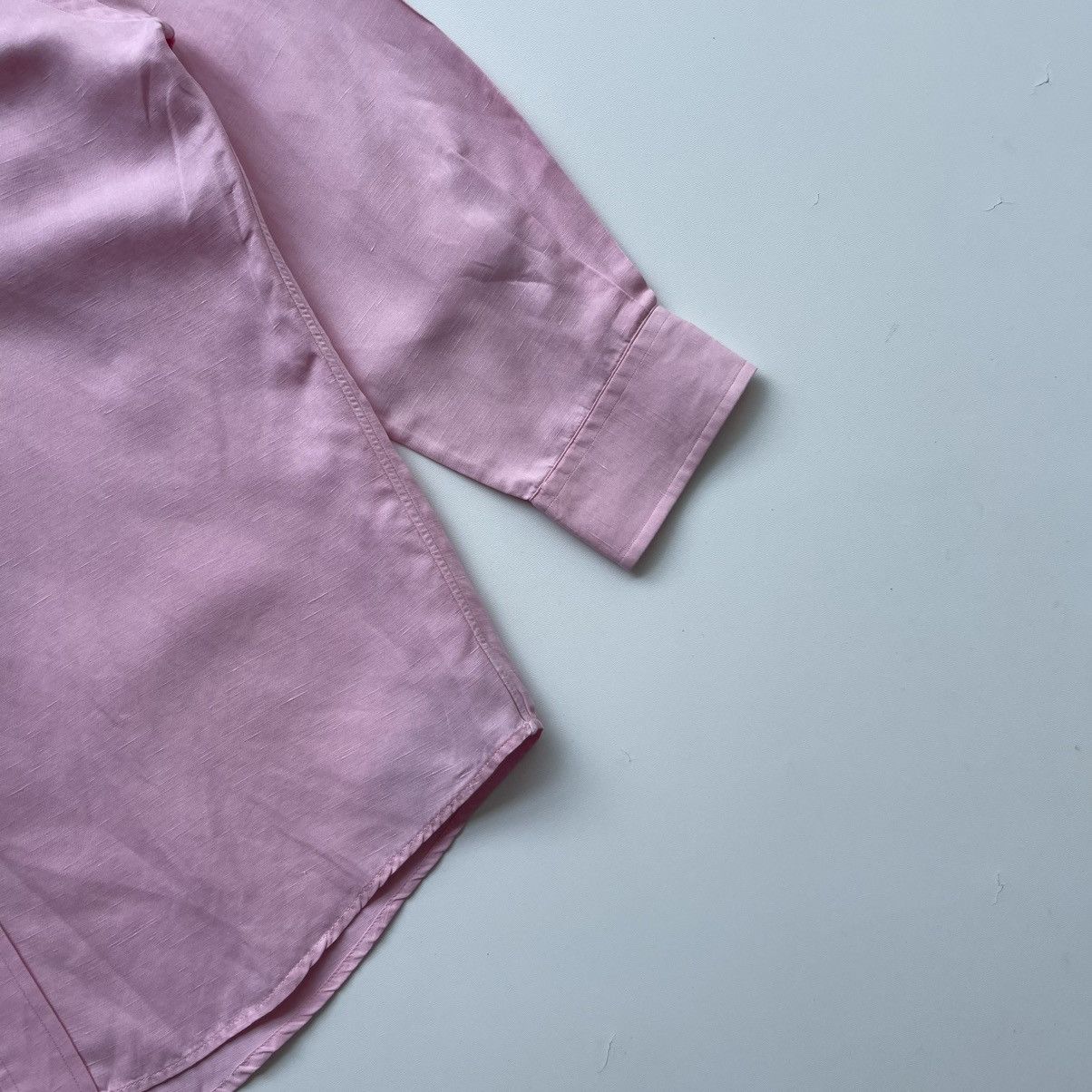 Polo Ralph Lauren Polo by Ralph Lauren Ellington Silk/Linen Button Ups Shirt Size US L / EU 52-54 / 3 - 4 Thumbnail