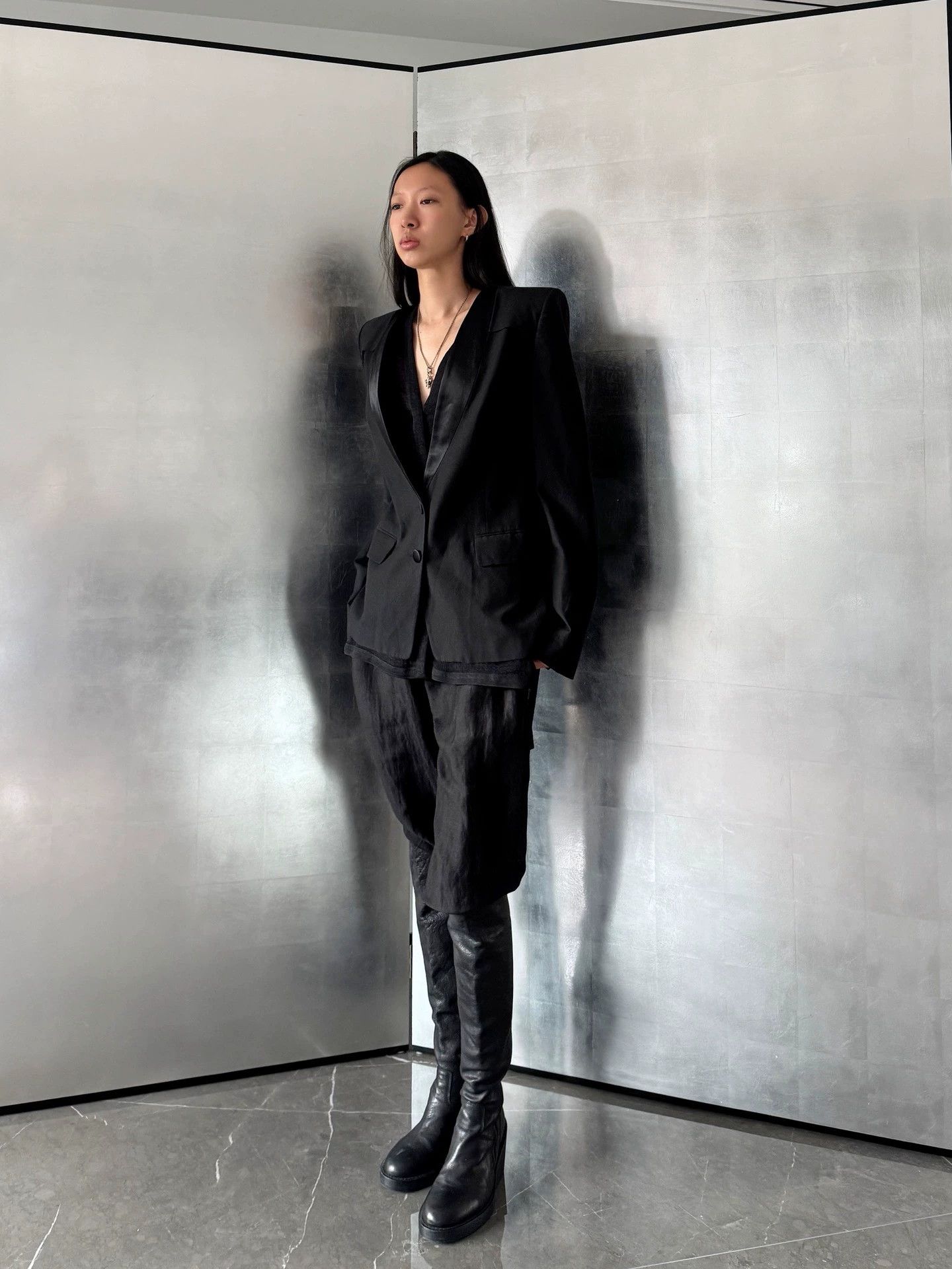Maison Margiela MMM 4th Line Vintage Shoulder Pad Tailored Blazer Size 46 Size L / US 10 / IT 46 - 7 Thumbnail