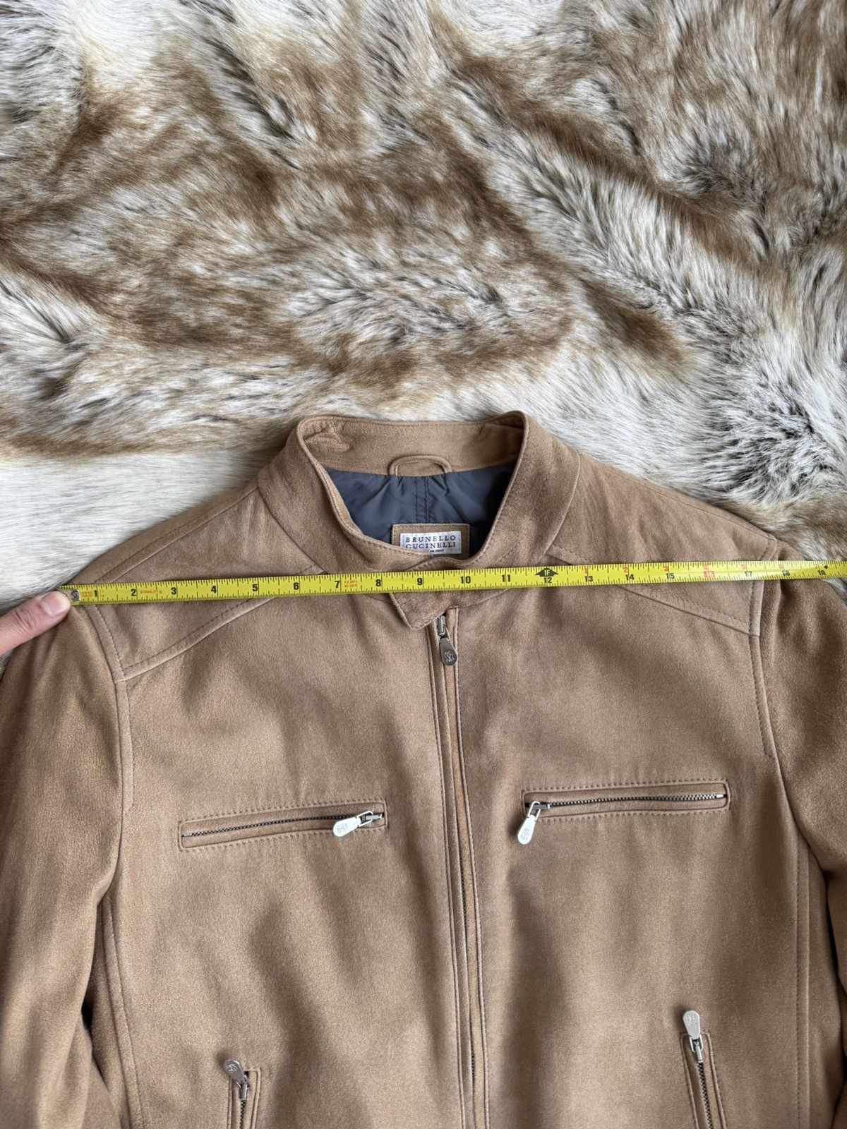 Brunello Cucinelli Suede jacket Size US S / EU 44-46 / 1 - 13 Thumbnail