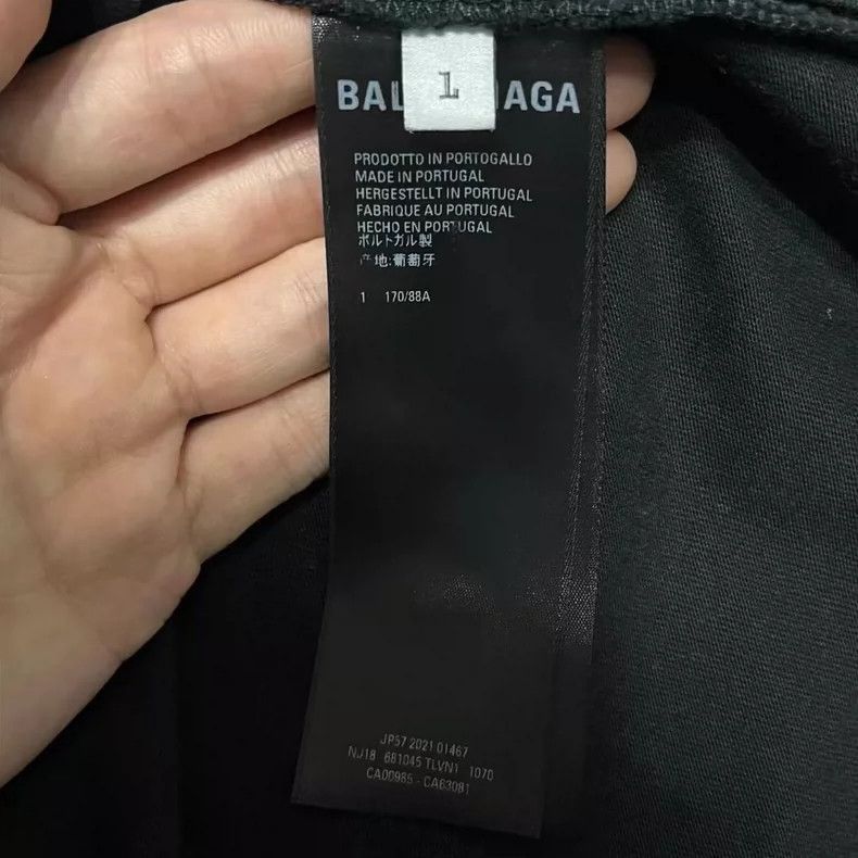 Balenciaga Balenciaga Short Sleeve Logo TShirt-2505 Size US M / EU 48-50 / 2 - 3 Thumbnail