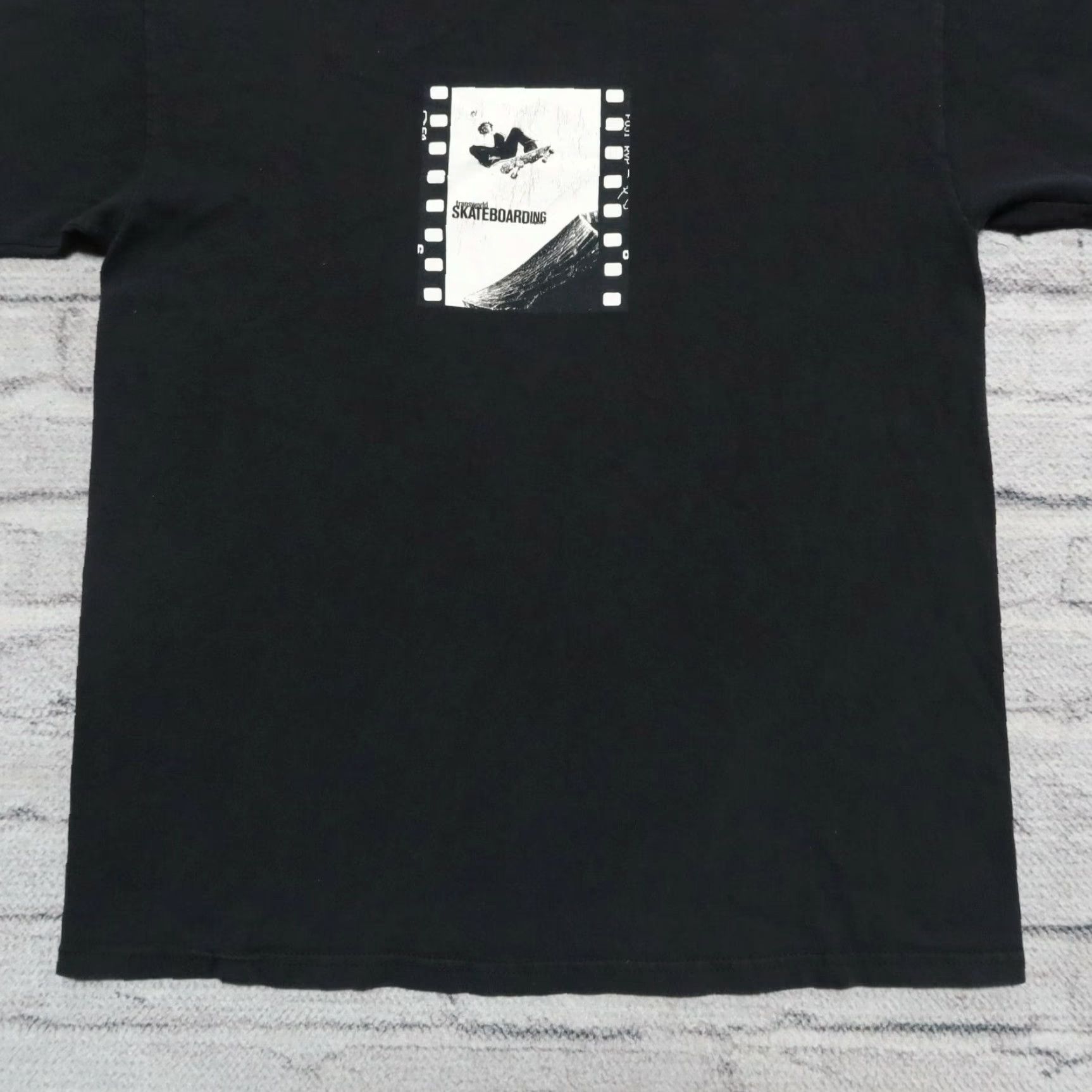 Vintage VINTAGE Transworld Skateboarding Tshirt Black Large Mens Promo Mark Gonzales 90s Skateboarding Shirt Size US L / EU 52-54 / 3 - 4 Thumbnail