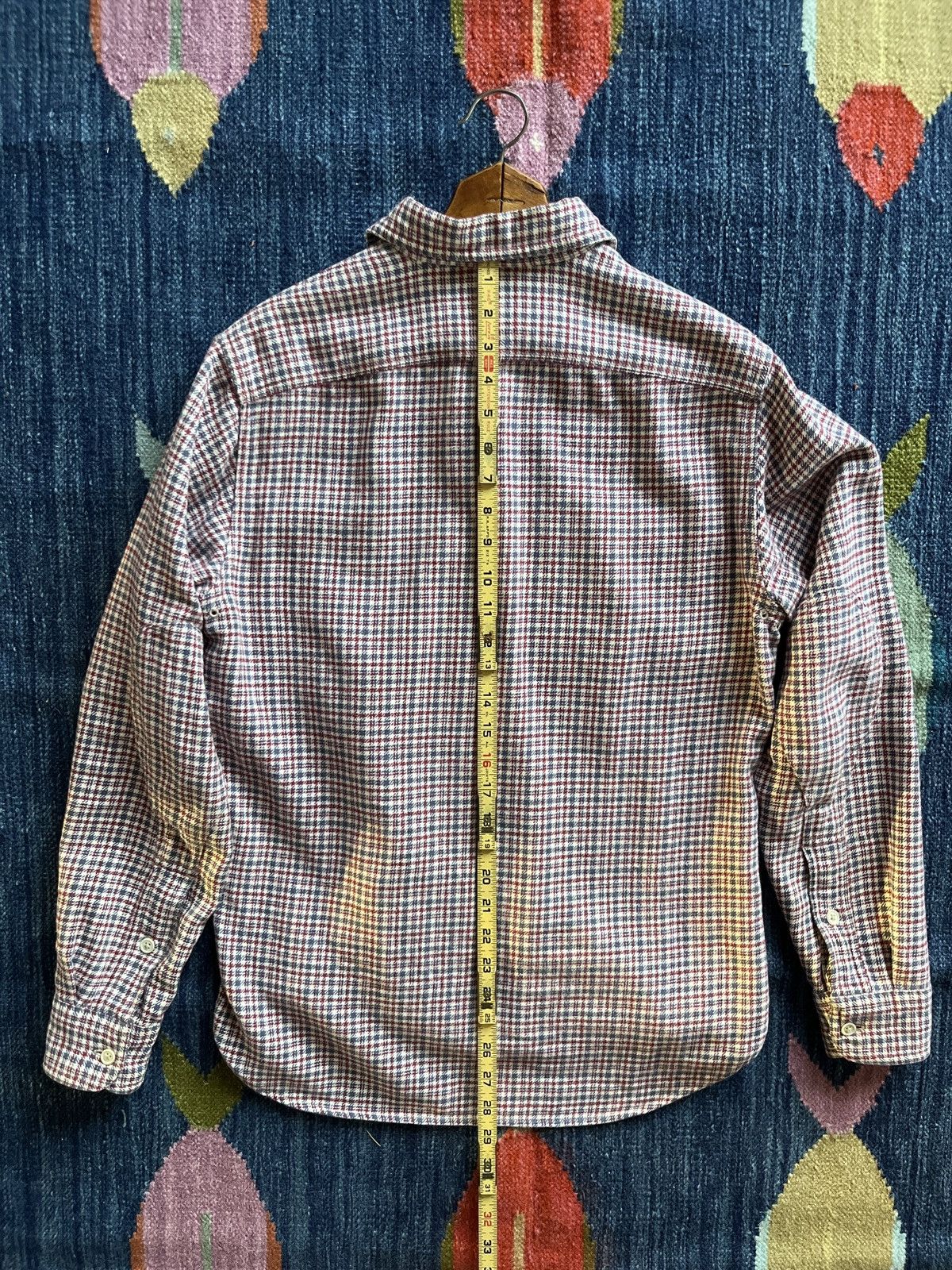 Best Made Co. Best Made Co Flannel in Natural, Blue, and Red Size US XS / EU 42 / 0 - 7 Thumbnail