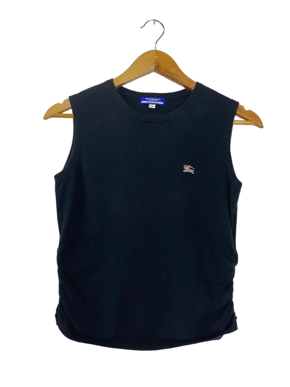 BURBERRY LONDON BLUE LABEL ウール タンクトップ BURBERRY blue labelタンクトップ 38 - メルカリ