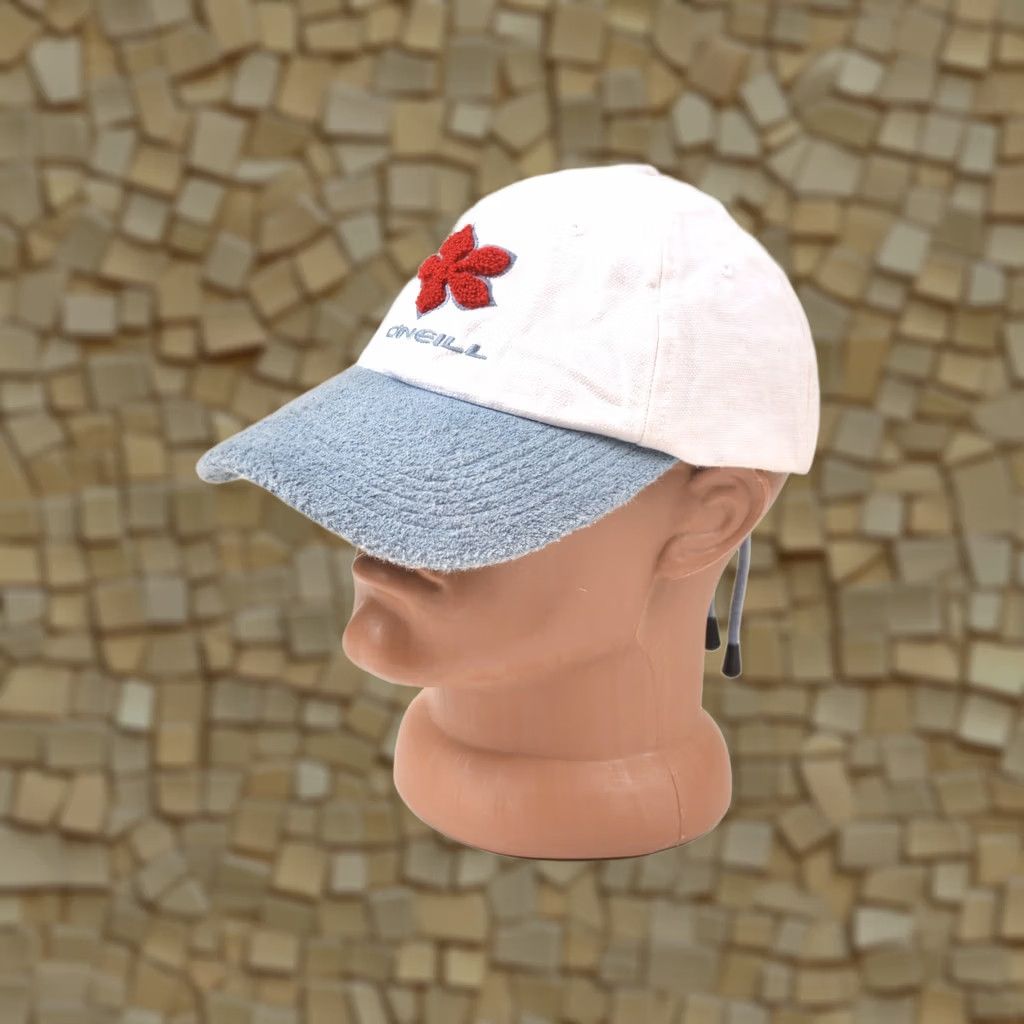 O'Neill VINTAGE O'Neill Flower Logo Womens Baseball Cap KS01-511 Size S-M White Baseball Cap Womens Size ONE SIZE - 1 Thumbnail