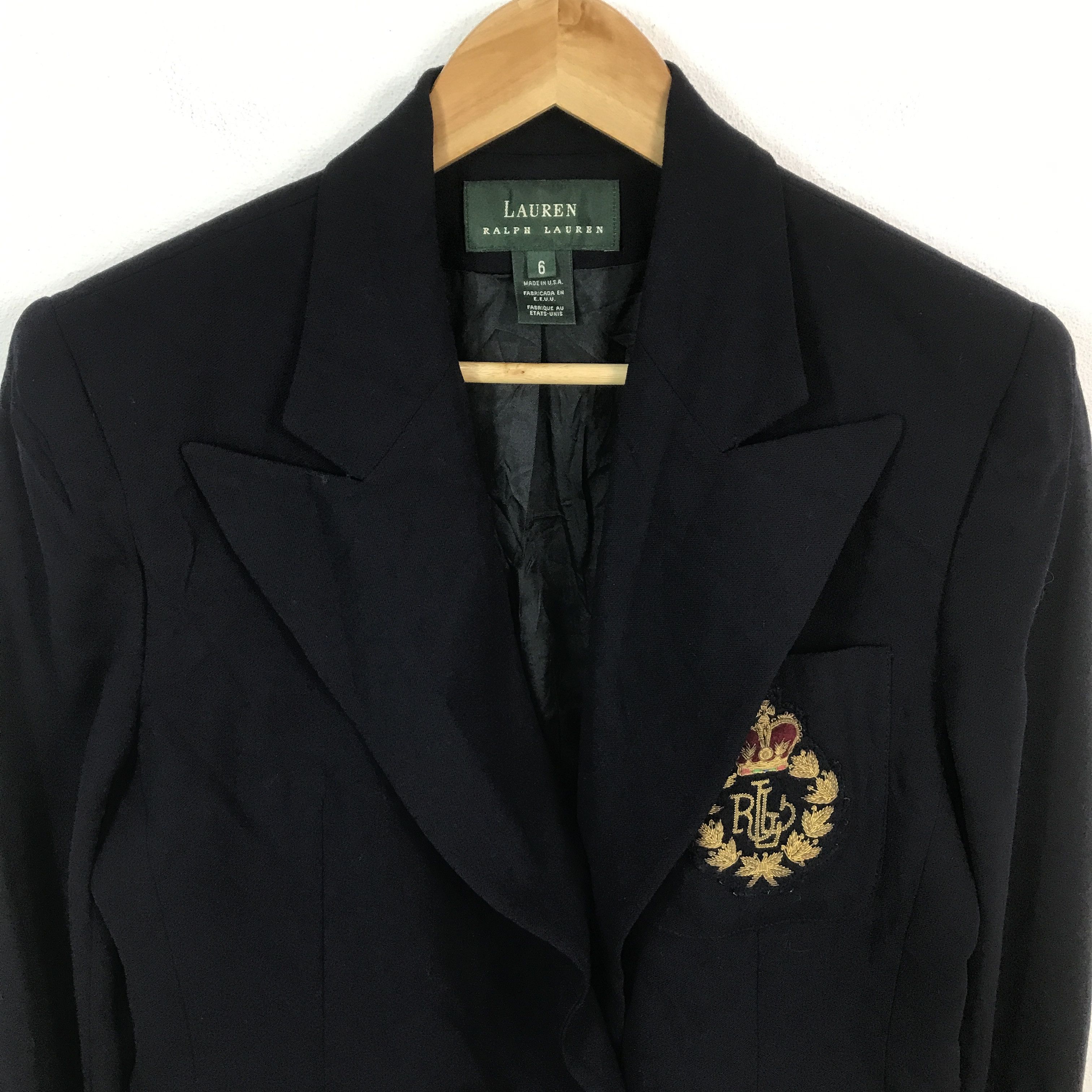 Polo Ralph Lauren × Vintage Polo Ralph Lauren Double Breasted Blazer Coat jacket Size US M / EU 48-50 / 2 - 3 Thumbnail