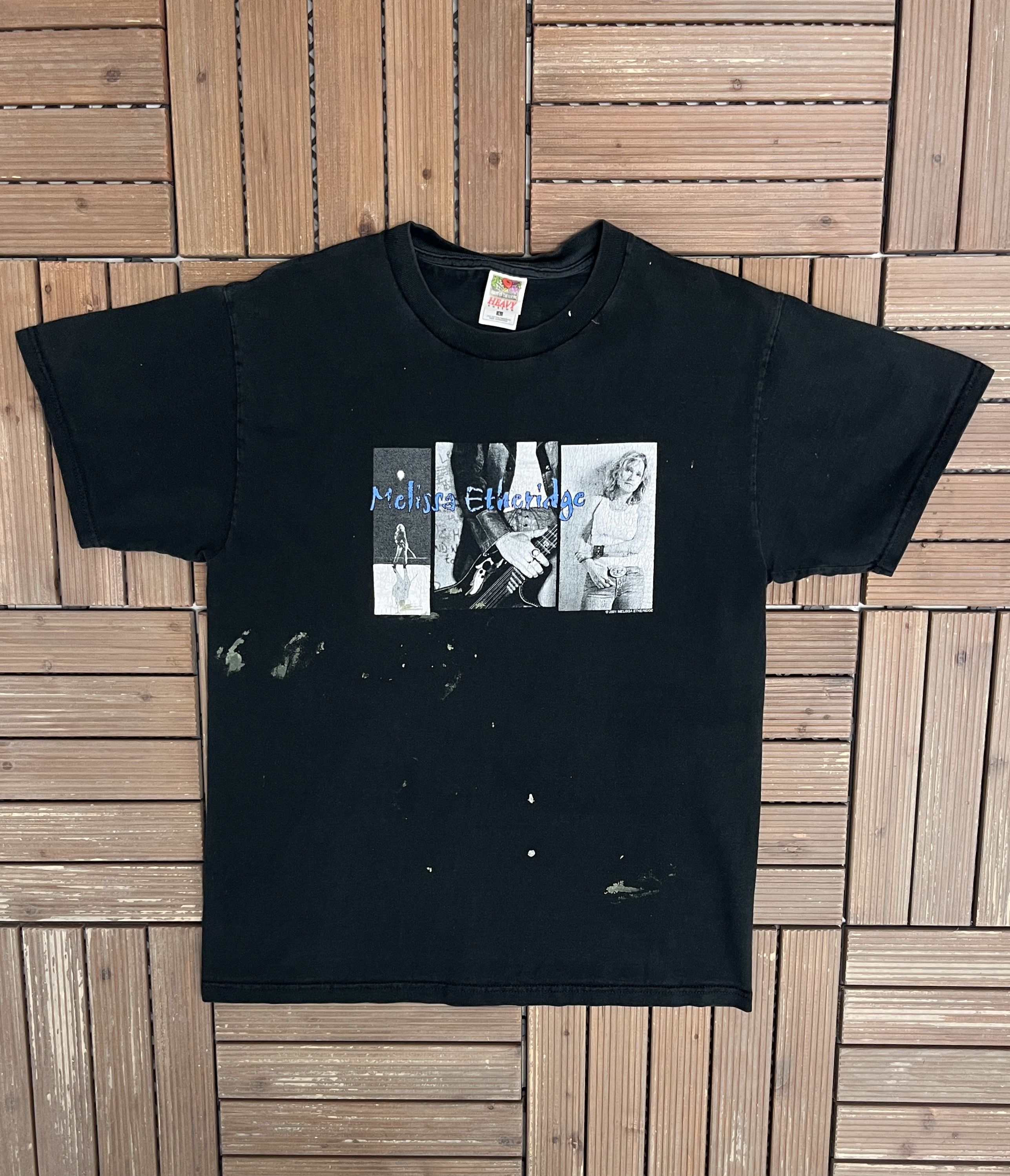 Vintage Melissa Etheridge Live And Alone Tour 2001 Vintage Tee Size US L / EU 52-54 / 3 - 1 Thumbnail