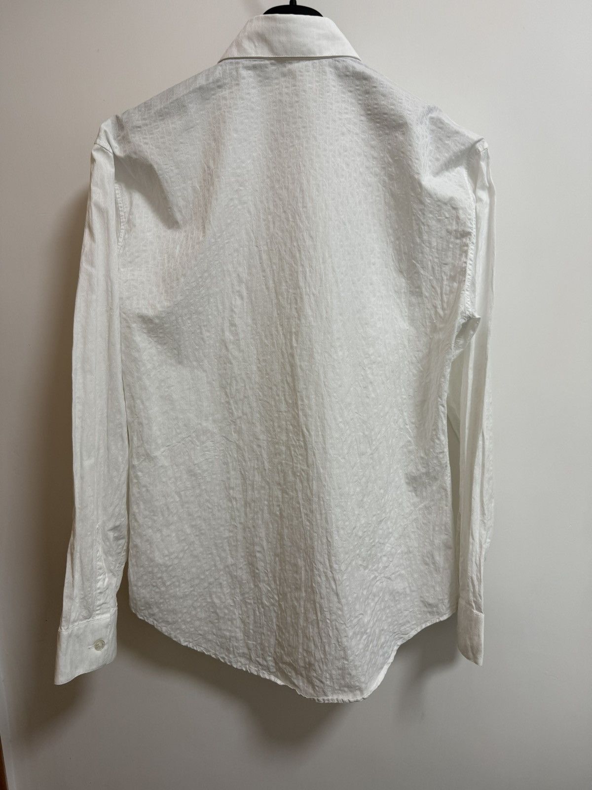 Dior Dior white oblique dress shirt 38 Size US S / EU 44-46 / 1 - 2 Thumbnail