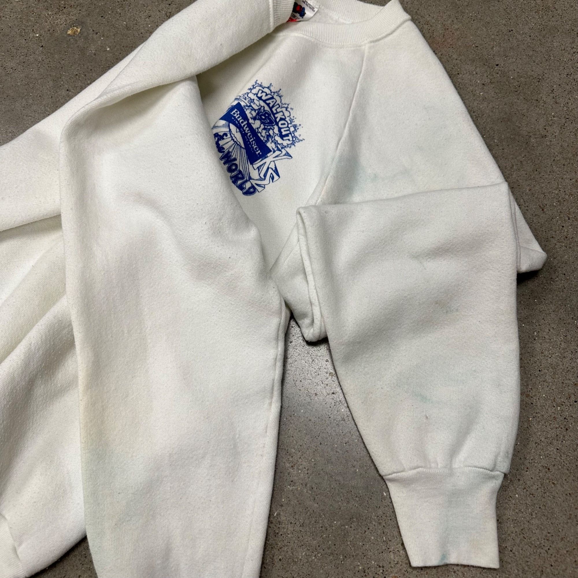 Vintage Vintage 1987 Budweiser Kappa Sigma Phi Mu Walkout Party Swea Size US M / EU 48-50 / 2 - 4 Thumbnail