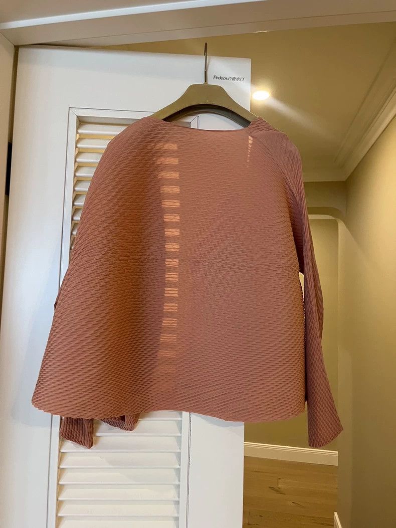 Issey Miyake Issey Miyake size:2 Brown pleated cardigan Size XS / US 0-2 / IT 36-38 - 4 Thumbnail