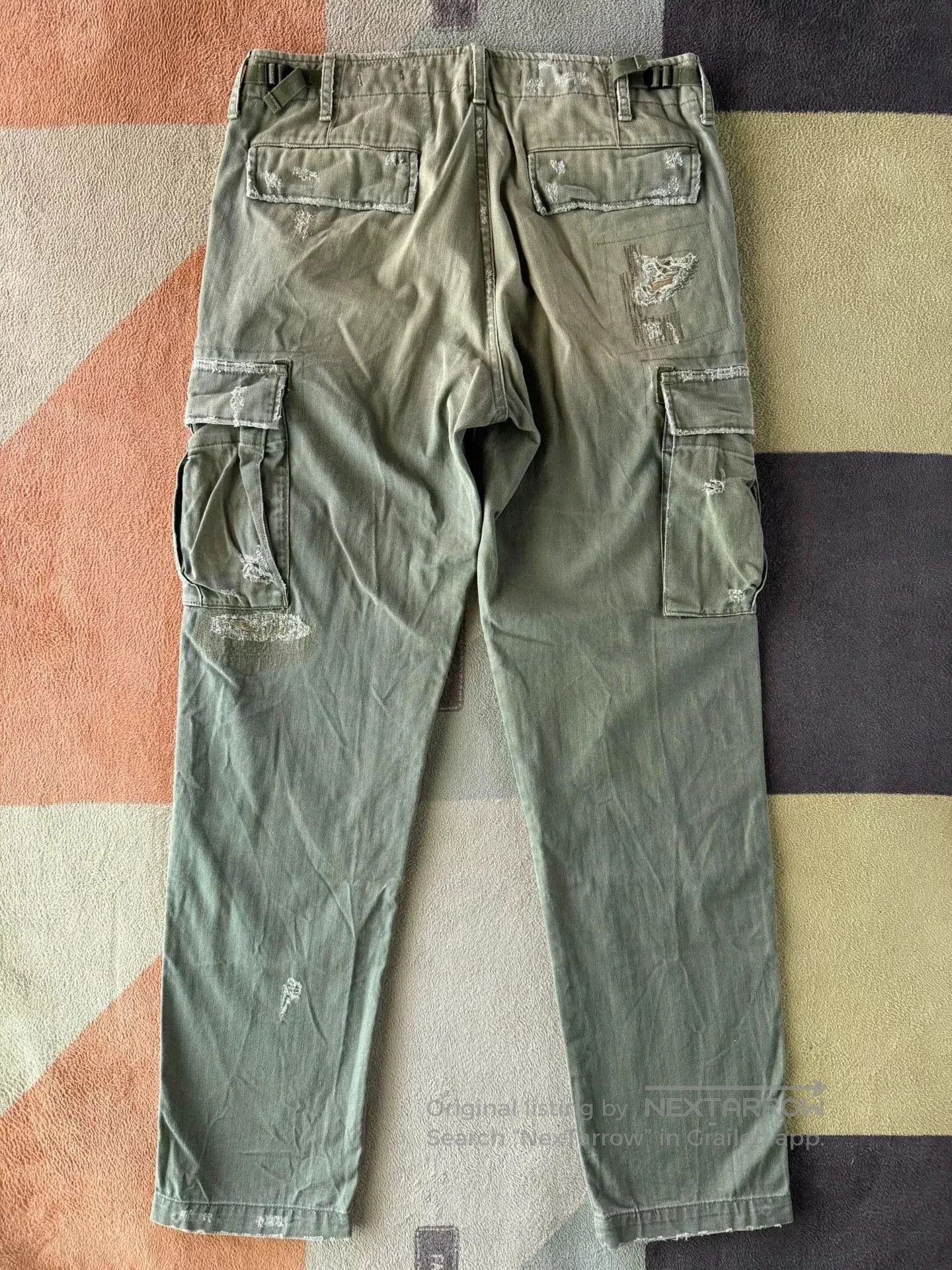 Denim & Supply Ralph Lauren Ralph Lauren Denim Supply Patch Cargo Pants. Size US 31 - 8 Thumbnail