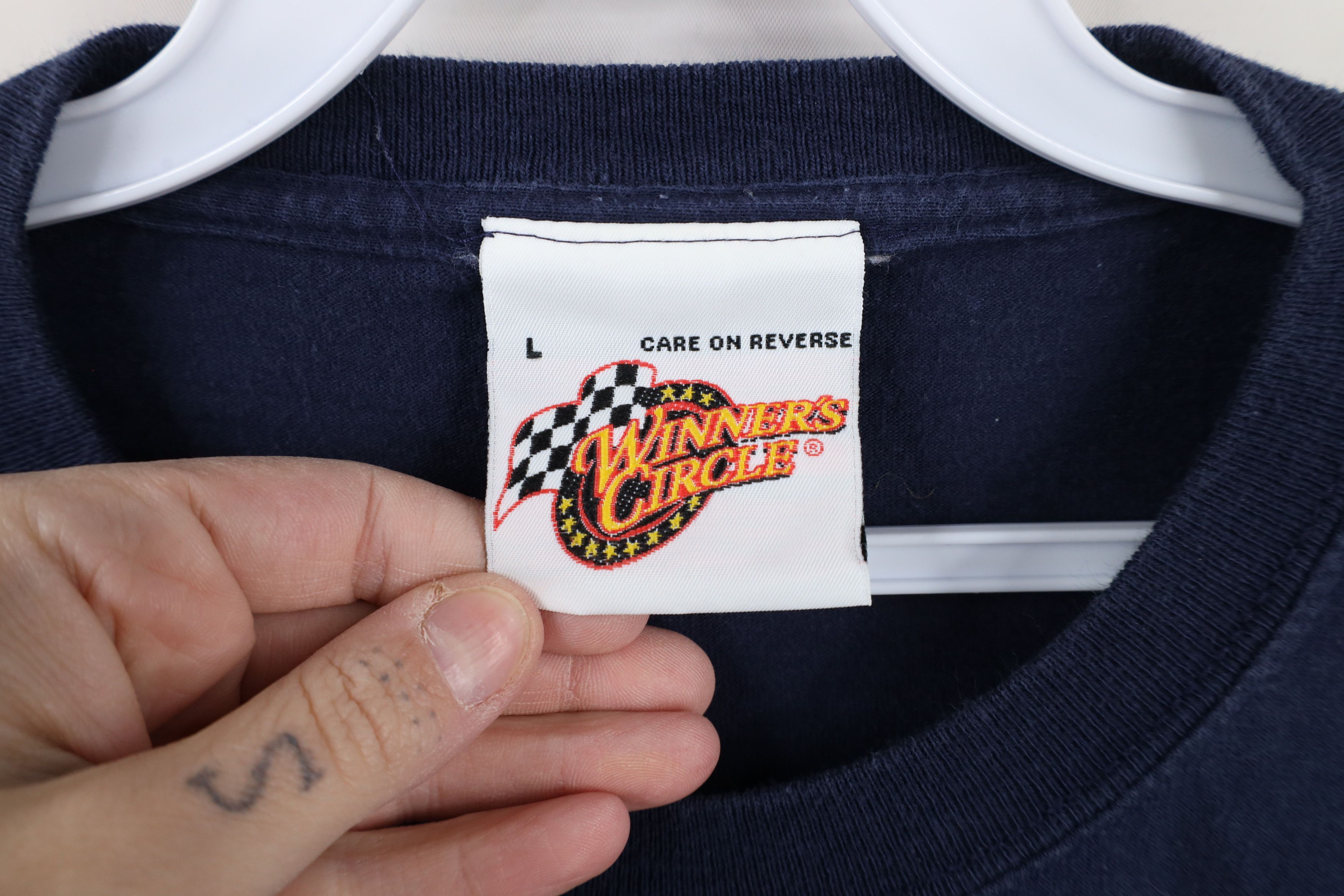 Vintage Vintage NASCAR Jimmi Johnson Racing Long Sleeve T-Shirt AOP Size US L / EU 52-54 / 3 - 8 Thumbnail