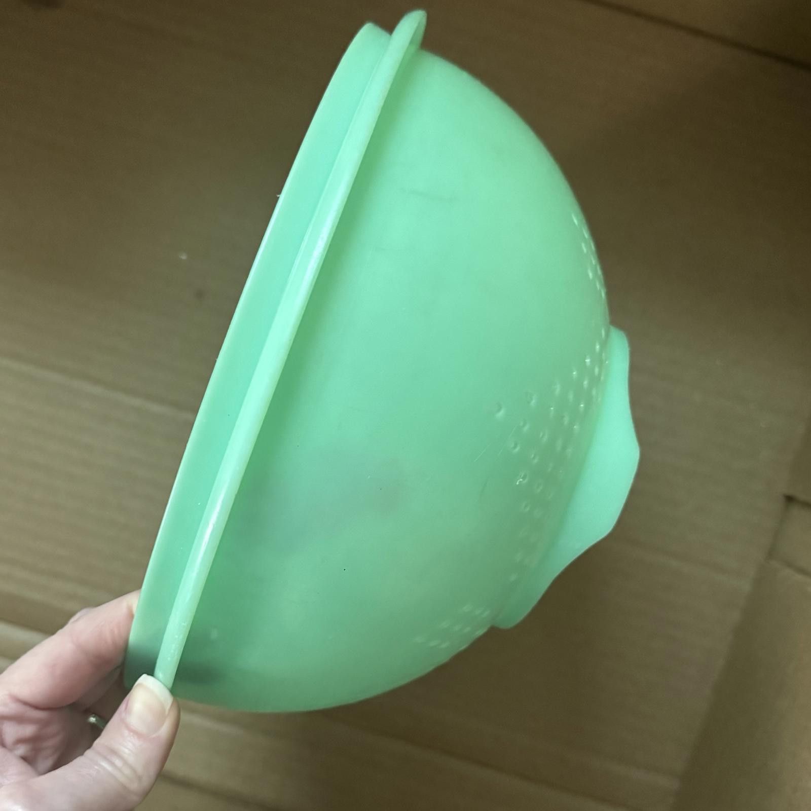 Other Vintage Tupperware Green Plastic Colander Strainer Size ONE SIZE - 5 Thumbnail