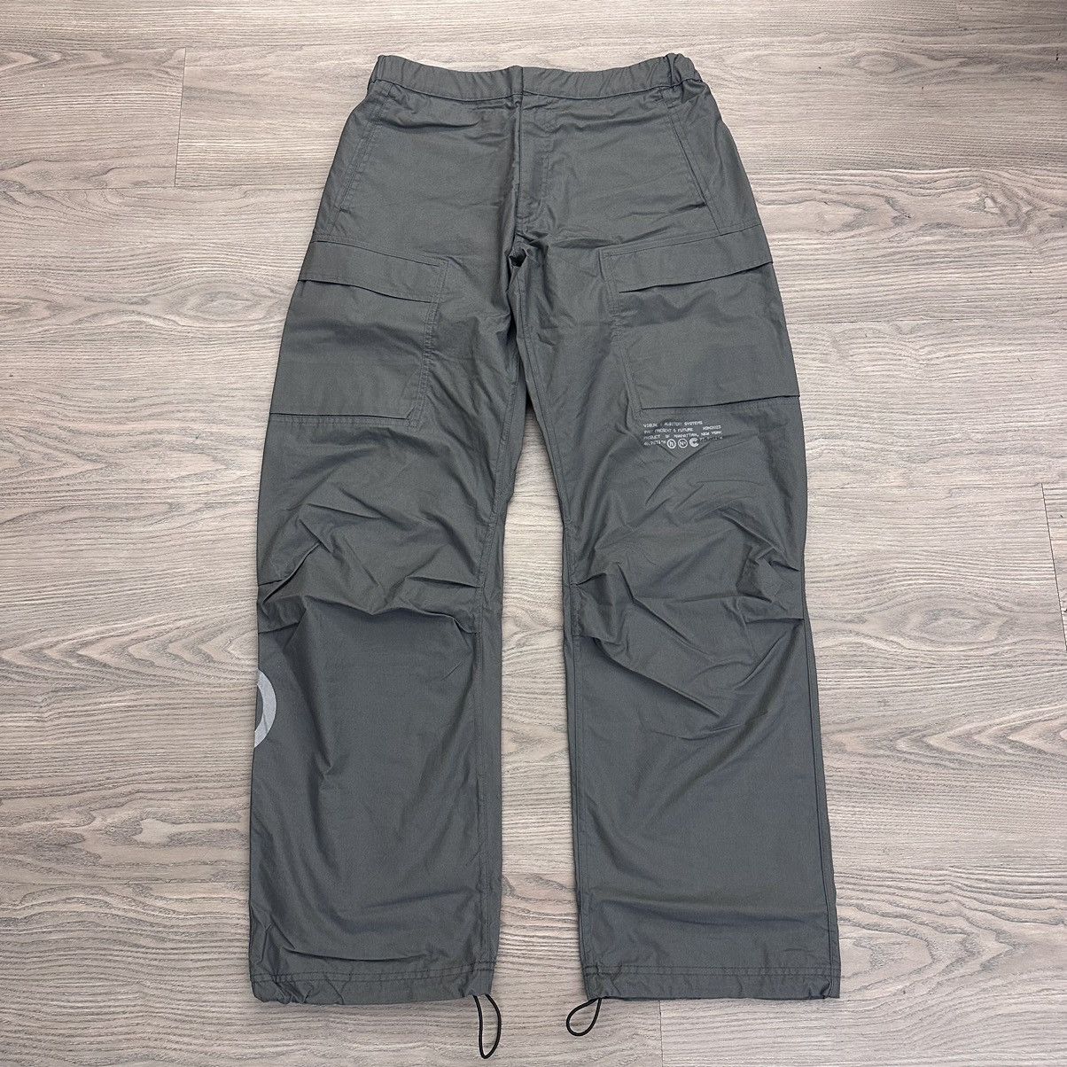 HIDDEN Hidden PPF NY H Logo Cargo Pants Petrol Green Grey work Size US 32 / EU 48 - 6 Thumbnail