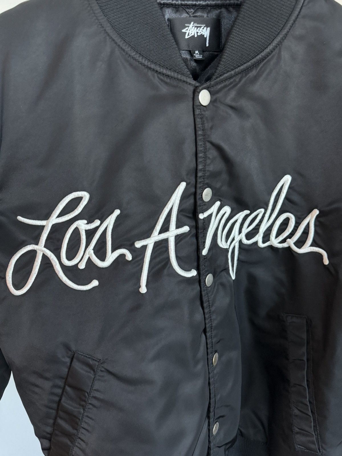 Stussy Stussy Los Angeles Chapter Satin Varsity Jacket Size US M / EU 48-50 / 2 - 3 Thumbnail
