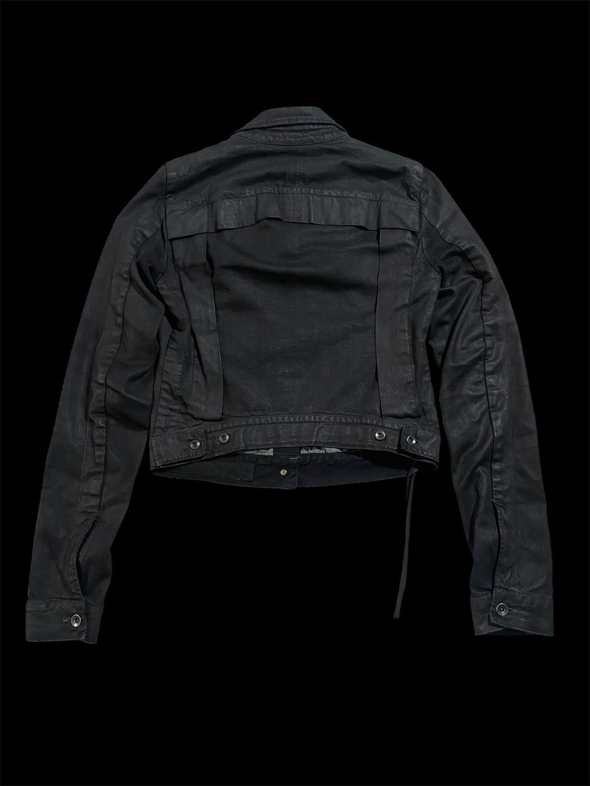 Rick Owens Rick Owens 07 Waxed Denim Jacket Size US S / EU 44-46 / 1 - 4 Thumbnail