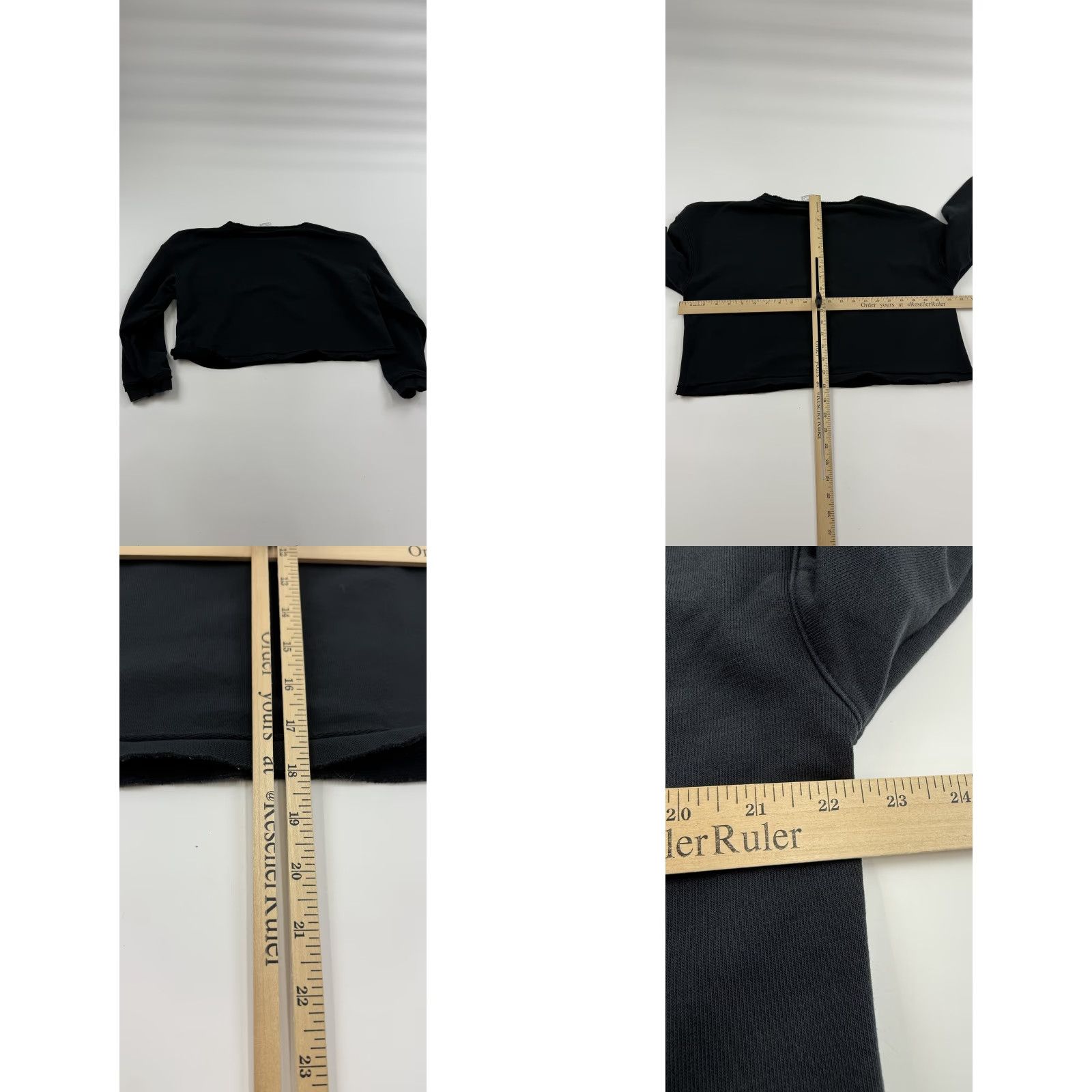 Nike Nike Sweatshirt Womens M Pullover Cropped Raw Hem Swoosh Dri-FIT Black Logo Athletic Size M / US 6-8 / IT 42-44 - 8 Thumbnail