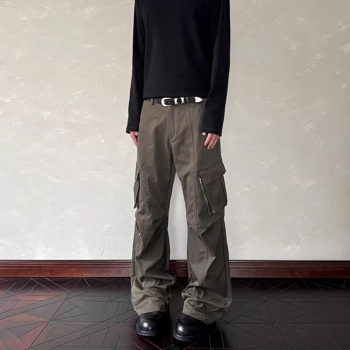 Jean Green Relaxed-Fit Cargo Pants Size US 30 / EU 46 - 3 Thumbnail
