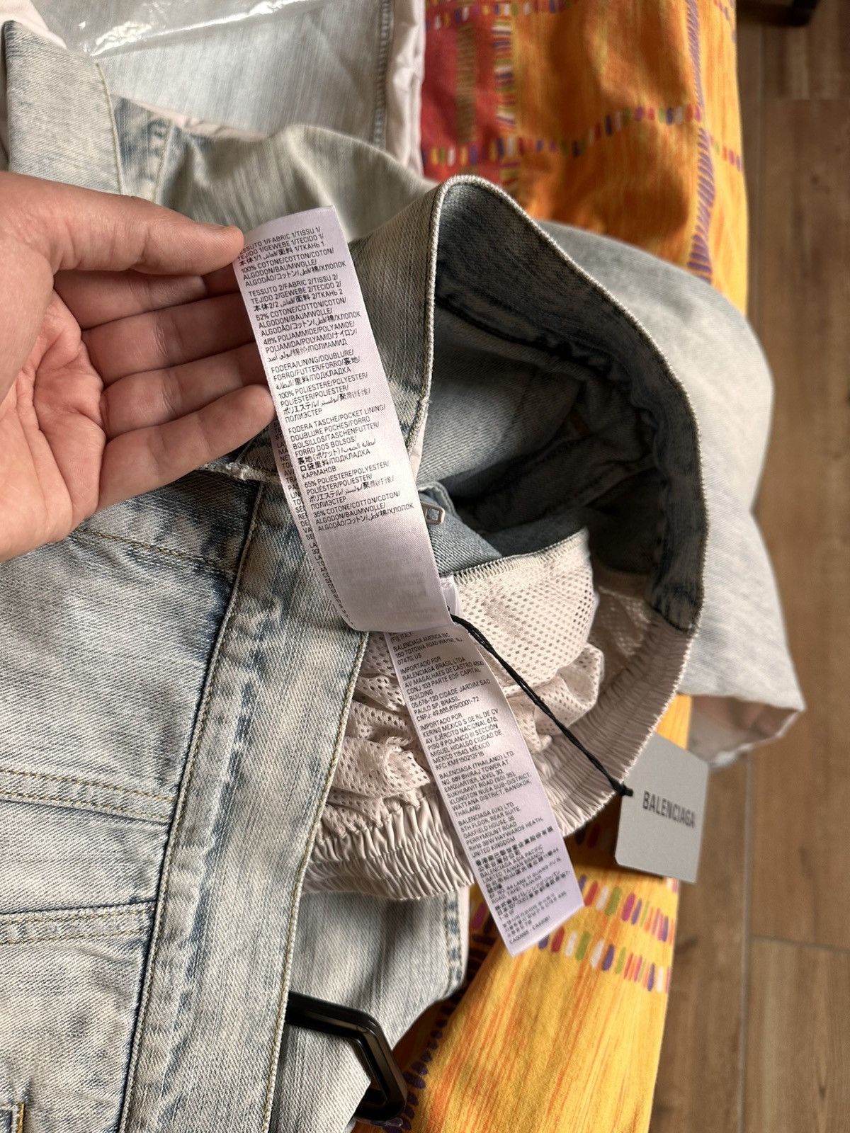 Balenciaga FW24 Denim Tracksuit jacket Size US L / EU 52-54 / 3 - 11 Thumbnail
