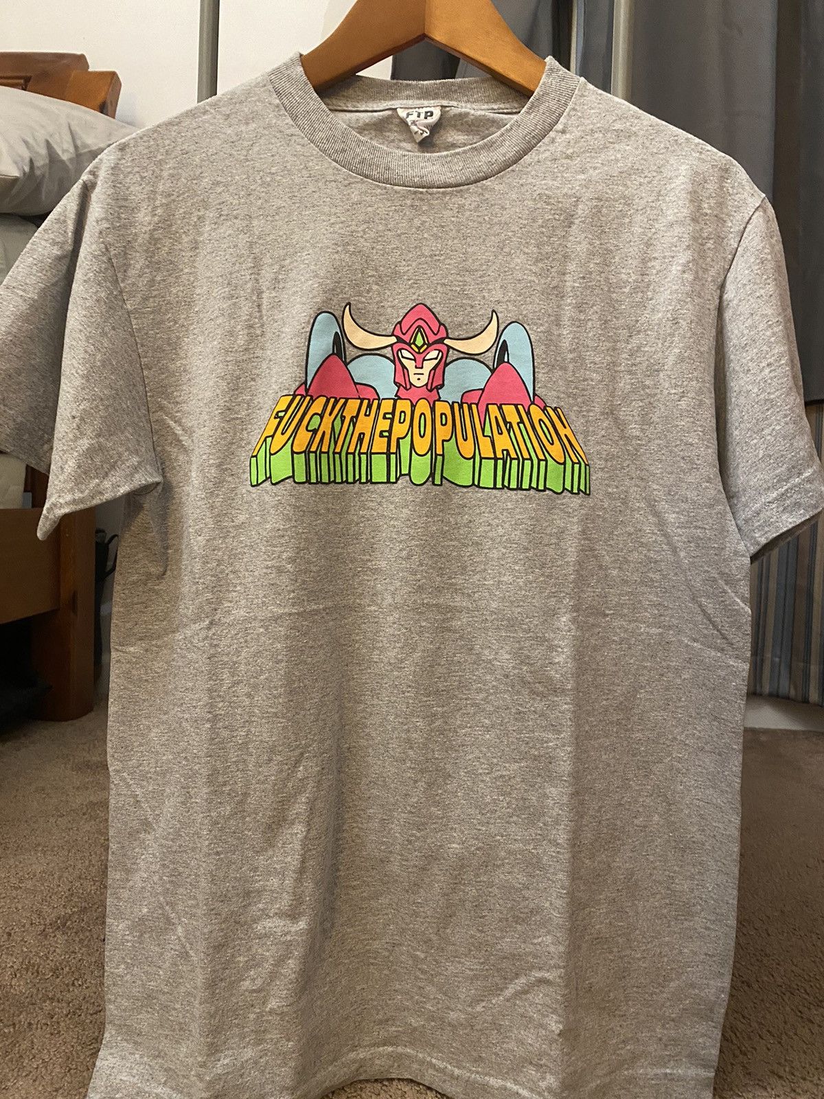 Fuck The Population FTP DESTROYER TEE GREY SIZE MEDIUM Size US M / EU 48-50 / 2 - 1 Thumbnail