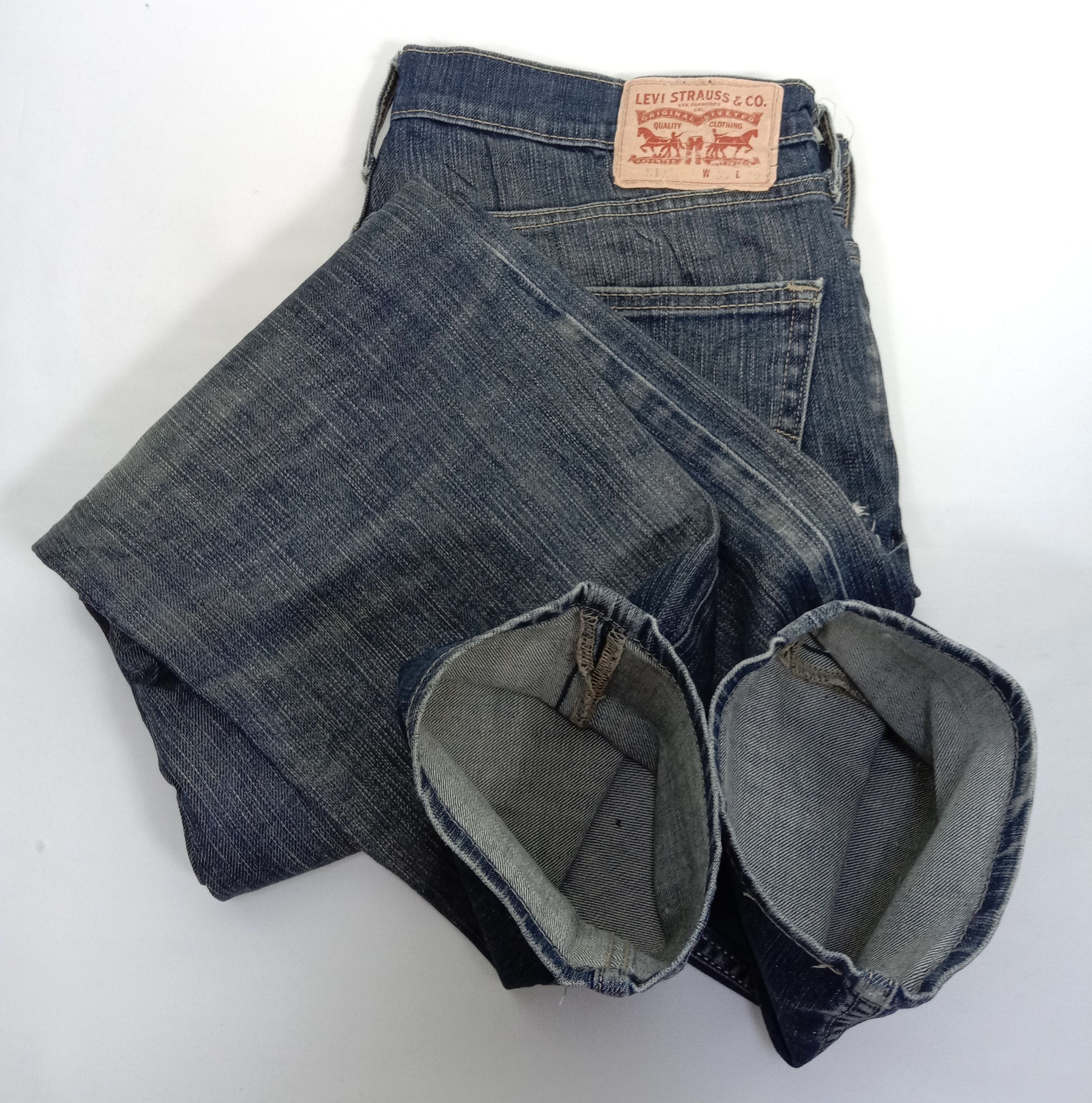 Levi's Vintage Levi's 511 Slim Jeans Earth Tone Distressed Denim Size US 36 / EU 52 - 15 Thumbnail