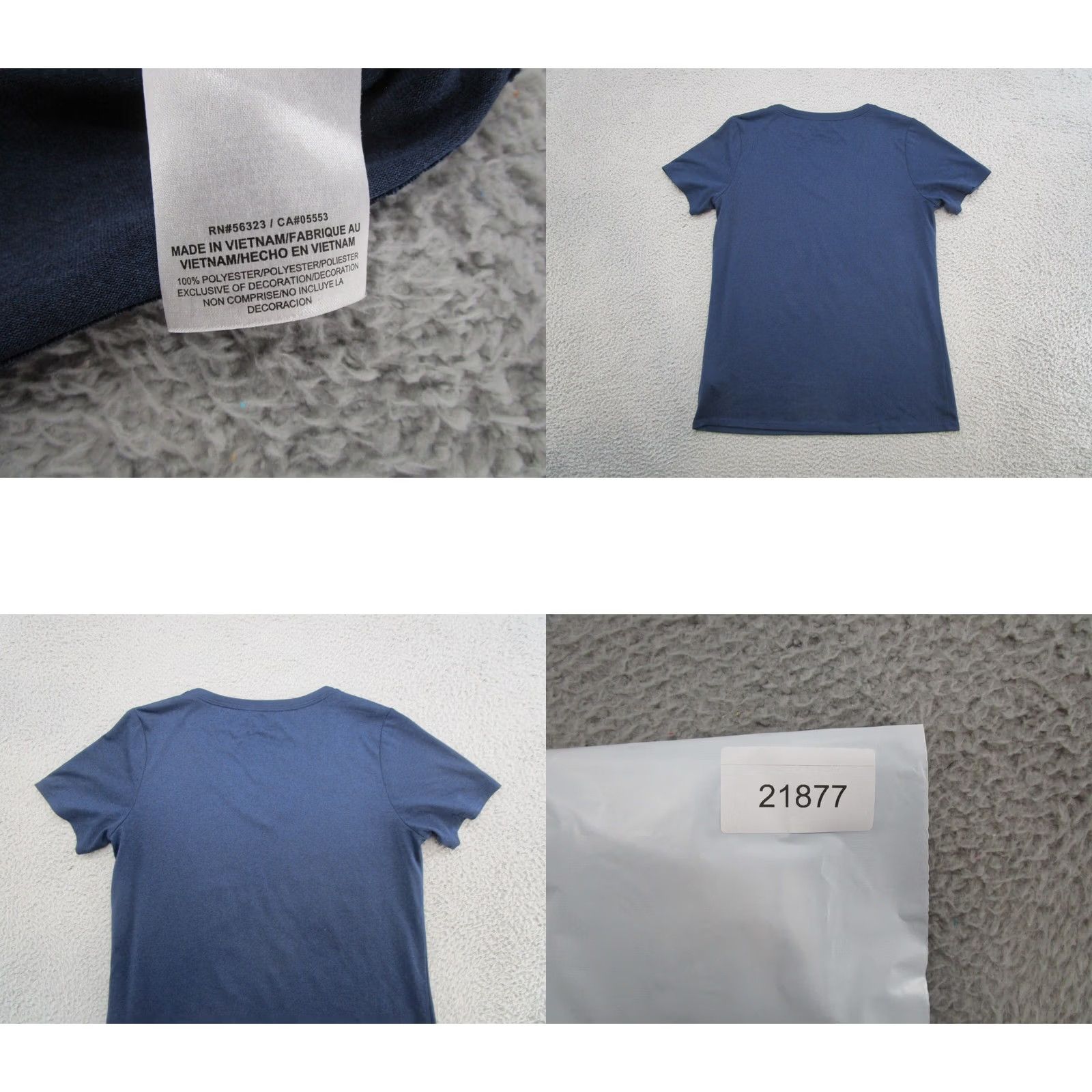 Nike Nike Milwaukee Brewers Dri-Fit V-Neck Short Sleeve Shirt Women L Blue MLB Size L / US 10 / IT 46 - 8 Thumbnail