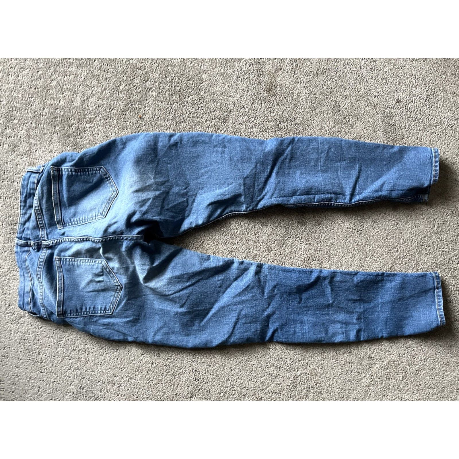 H&M VINTAGE H&M Skinny Low Waist Ankle Jeans Womens Size 6P Blue Cotton Blend 29 Inseam Zippered Ankle Zip Size 28" / US 6 / IT 42 - 3 Thumbnail
