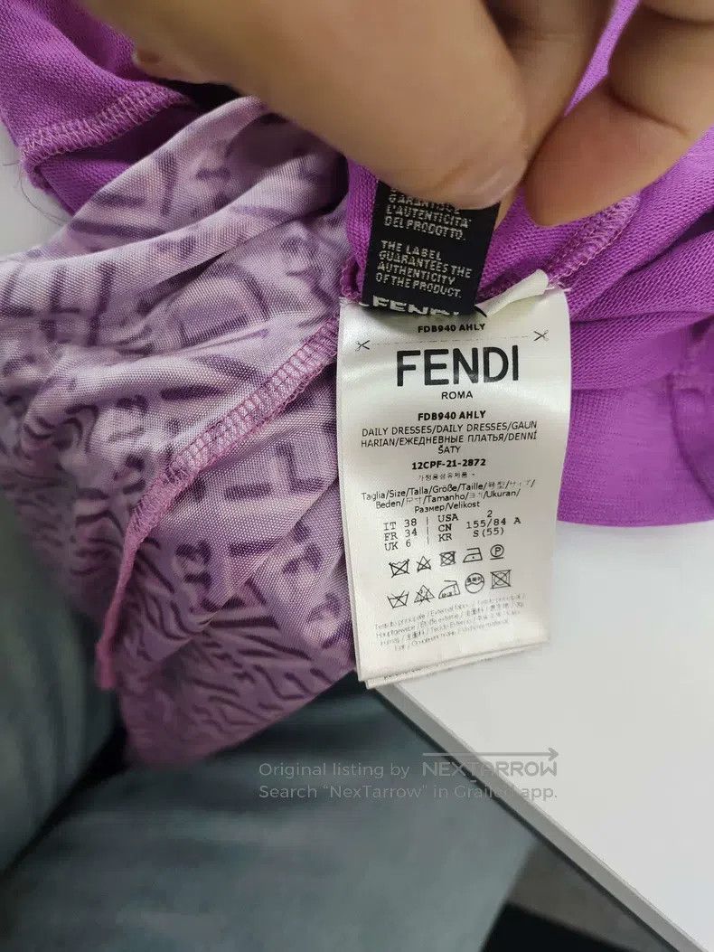 Fendi Fendi Women's dress Size XXS / US 00 / IT 34 - 4 Thumbnail