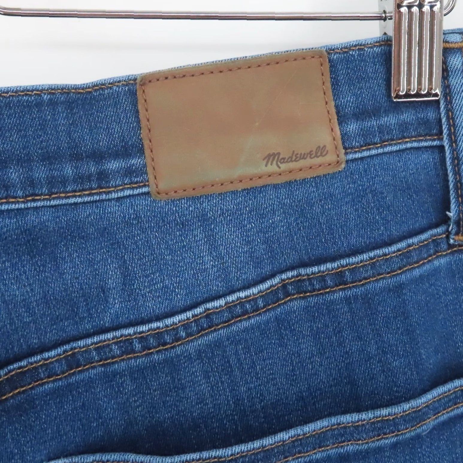 Madewell Madewell Jeans Women 32 10in High Rise Skinny Blue Denim Cotton Blend Pockets 5-Pocket Design Women’s Jeans Mens no, etc Size 24" / US 00 / IT 34 - 5 Thumbnail