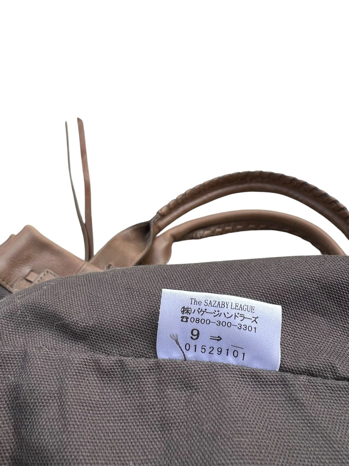Leather Vintage Sazaby Japan Scratches Patina Leather Shoulder Bag Size ONE SIZE - 24 Thumbnail