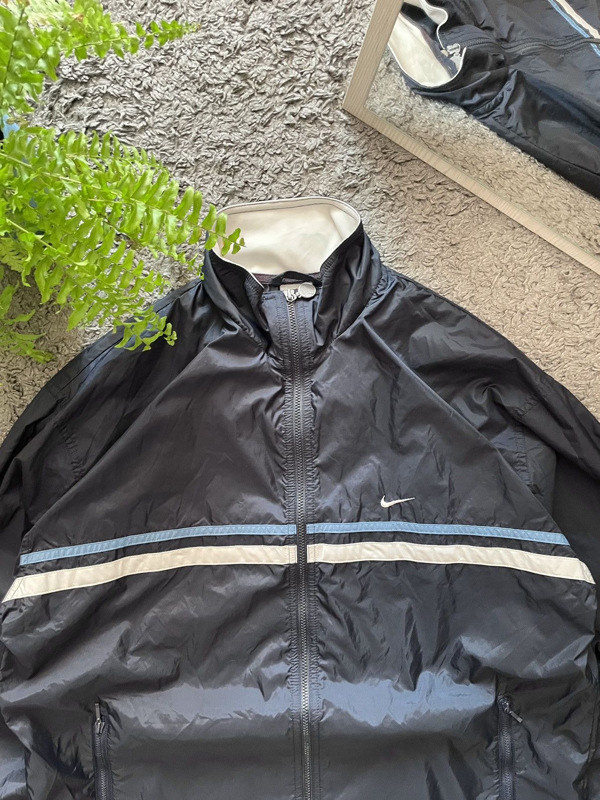 Nike × Vintage 00s Nike Vintage Light Jacket Streetwear Logo Swoosh Size US M / EU 48-50 / 2 - 8 Thumbnail