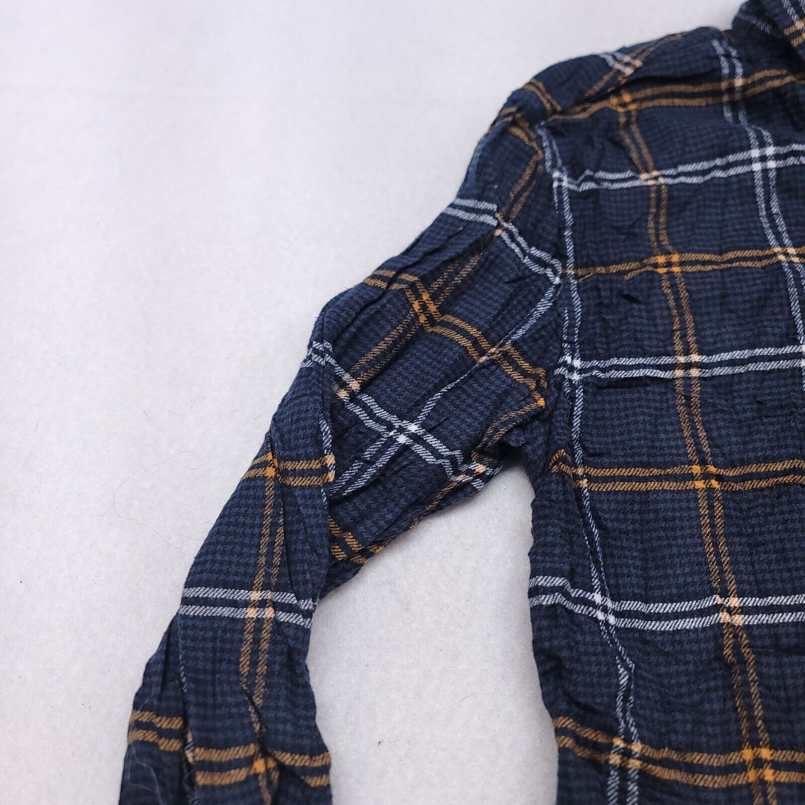 Croft & Barrow Croft & Barrow Windowpane Flannel Shirt Mens Size Small Blue Size US S / EU 44-46 / 1 - 4 Thumbnail