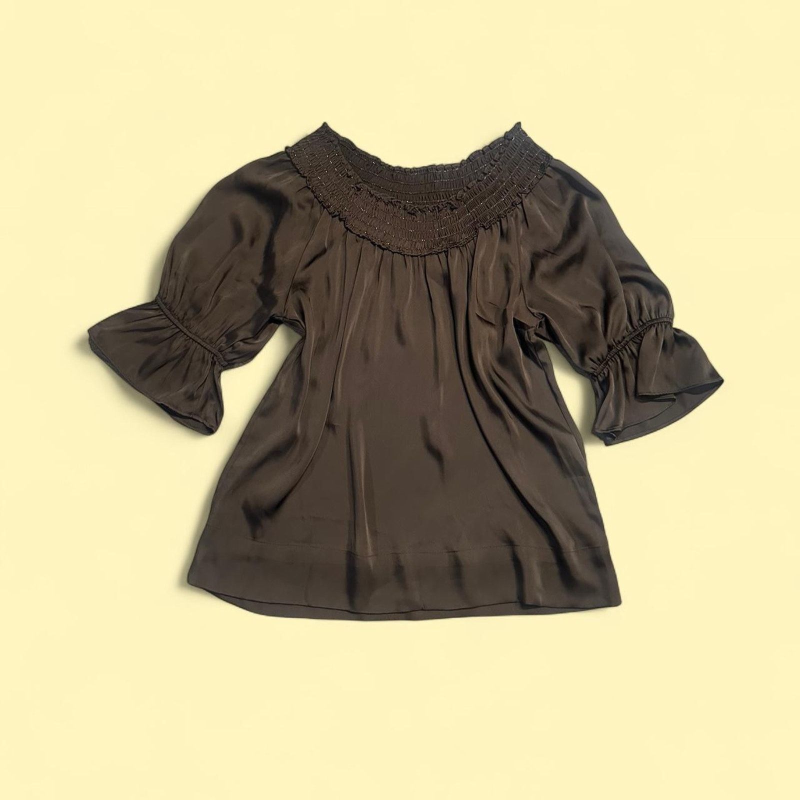 Other Brown cute summer top Size M / US 6-8 / IT 42-44 - 1 Thumbnail