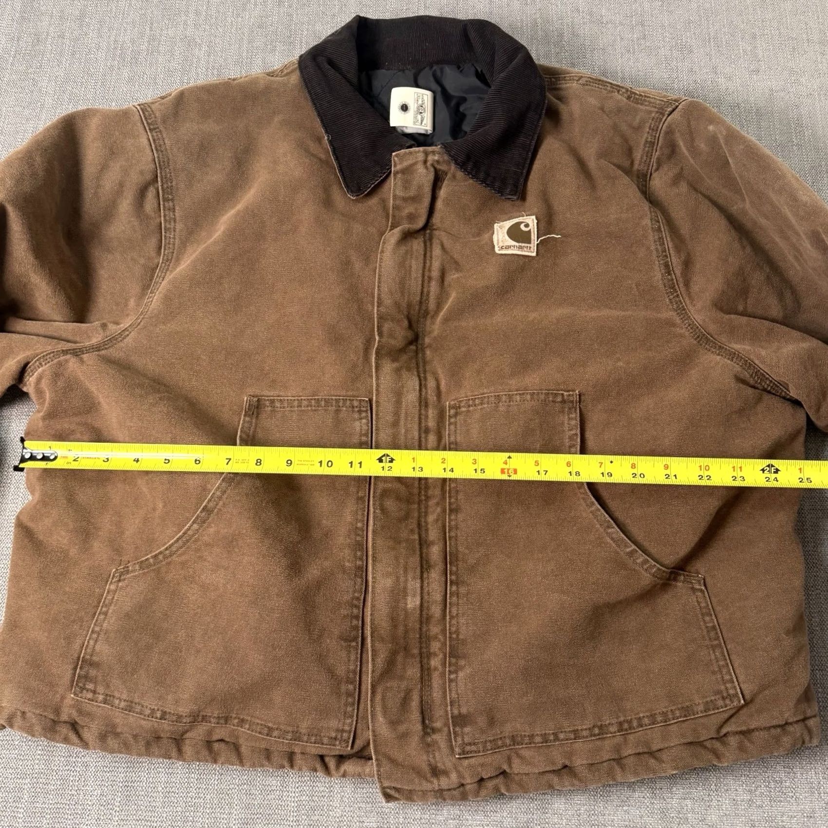 Carhartt VINTAGE Carhartt J22 CHT Faded Brown Arctic Jacket 2XL Men Brown Overcoat Jacket Size US XXL / EU 58 / 5 - 6 Thumbnail