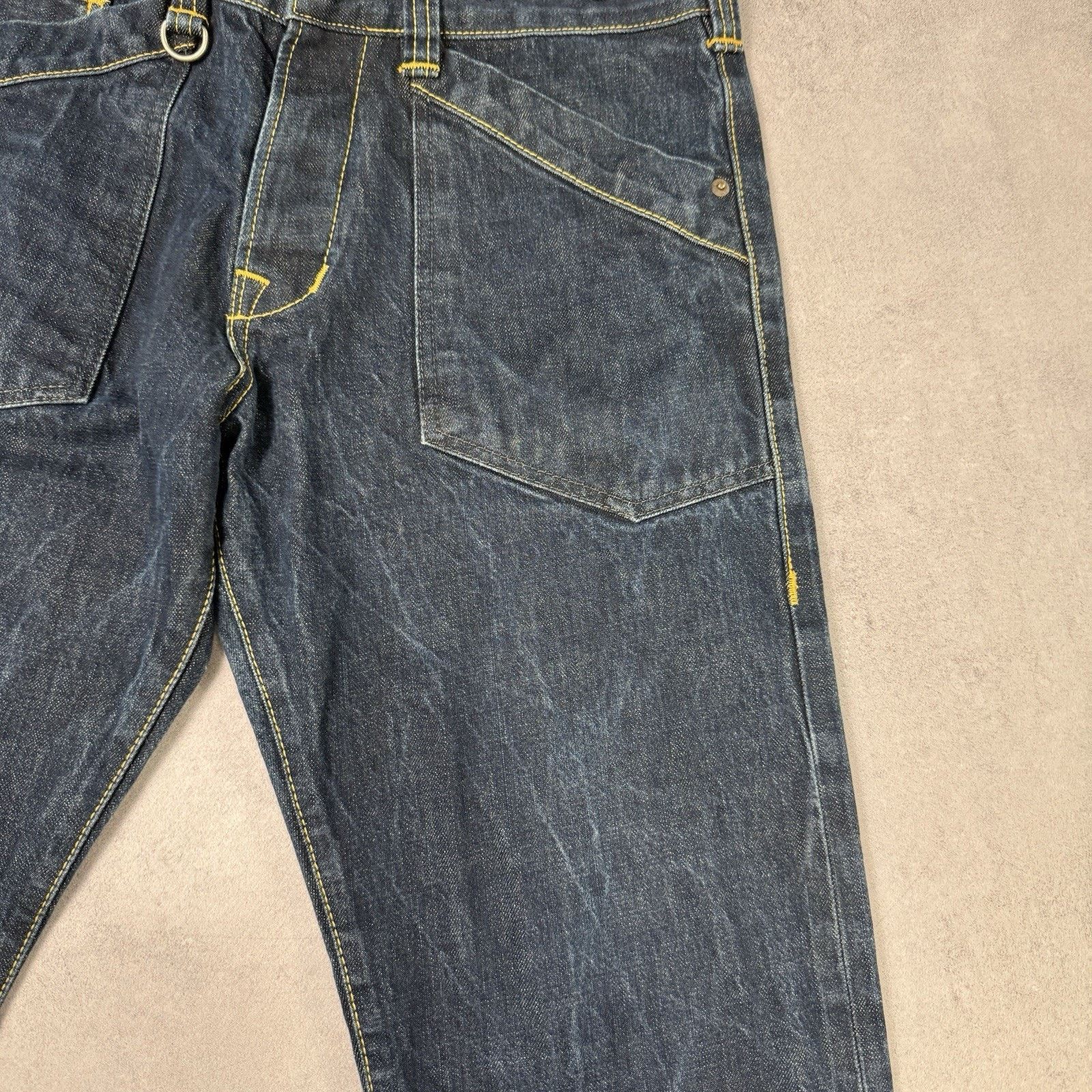 Pike Brothers Pike Brother Chopper Pant Selvedge Blue Denim Jeans Size US 32 / EU 48 - 4 Thumbnail