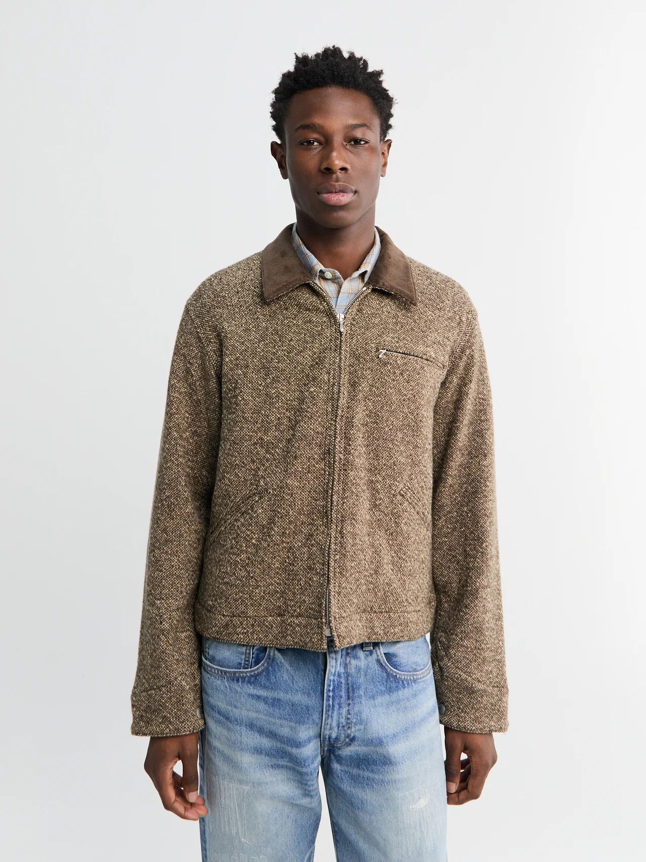 Auralee AURALEE ULTRA FINE TROPICAL WOOL ZIP BLOUSON 26SS RIRI 2C