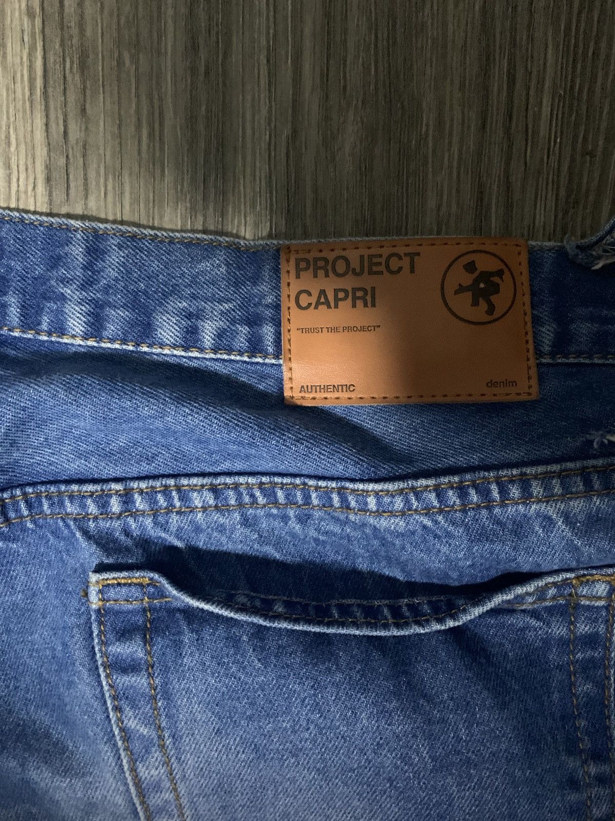 Other Project Capri Distressed Blue Jeans Size US 36 / EU 52 - 4 Thumbnail
