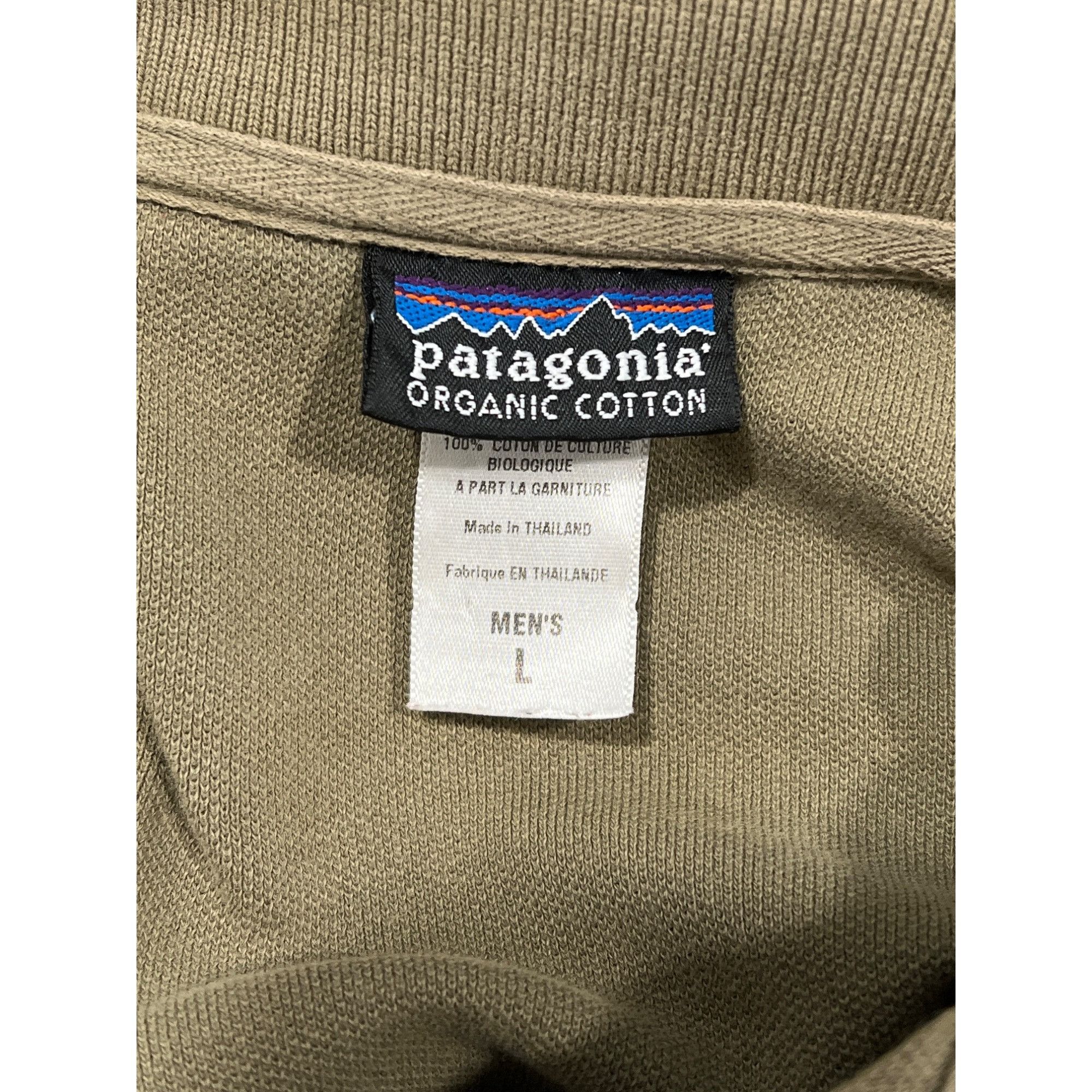 Patagonia Patagonia Mens Organic Cotton Polo Shirt Large Short Sleeve Size US L / EU 52-54 / 3 - 2 Thumbnail