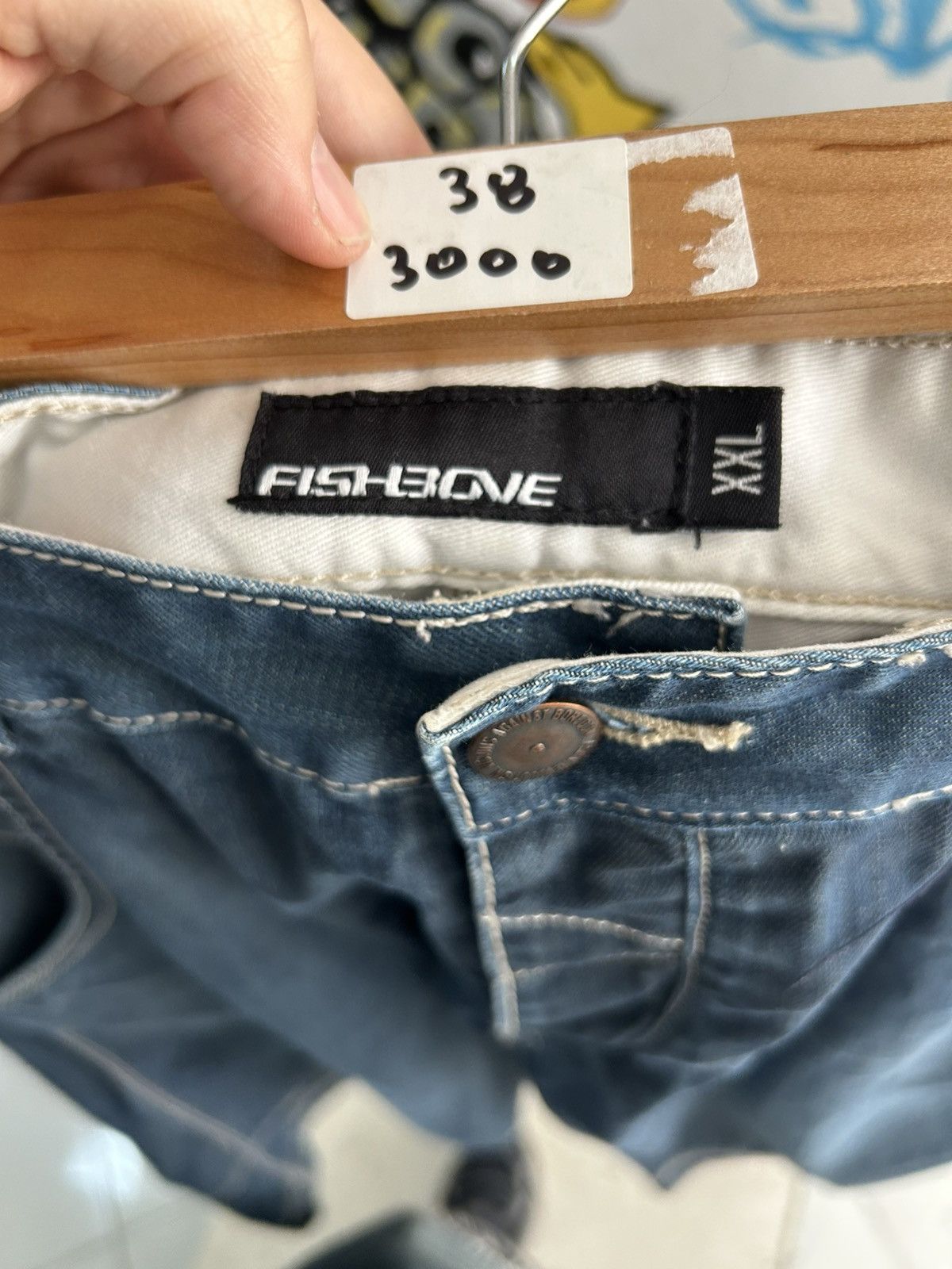 Vintage Vintage Fishbone jorts Size US 38 / EU 54 - 6 Thumbnail