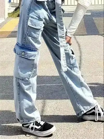 Other Multi-Pocket American Work Clothes Jeans Size US 29 - 4 Thumbnail