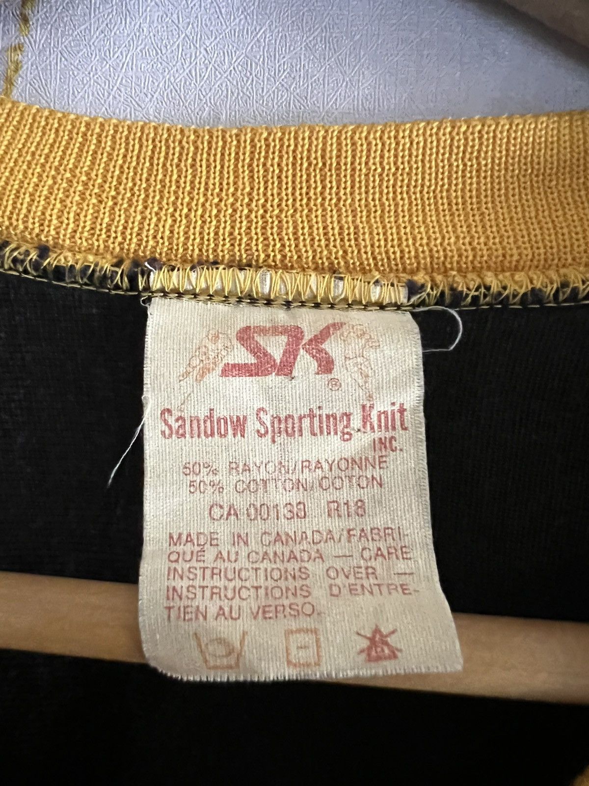 Japanese Brand Vintage Sandow Sporting Knit Shirt – Retro Sportswear (US L) Size M / US 6-8 / IT 42-44 - 8 Thumbnail