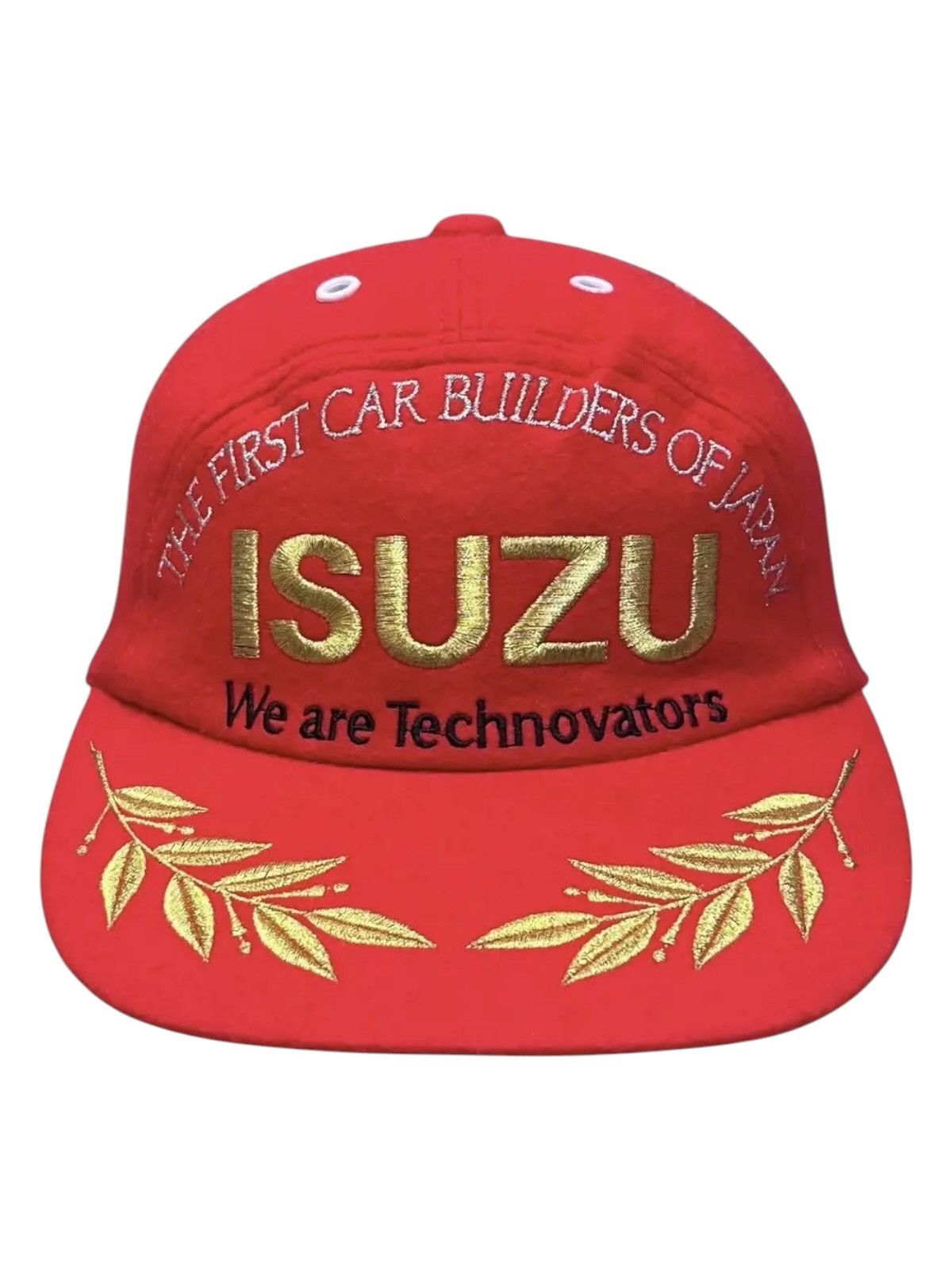 ICON Motorsports Vintage ISUZU Japan Racing Promo Podium Wool Cap Gold Laurel Size ONE SIZE - 1 Thumbnail