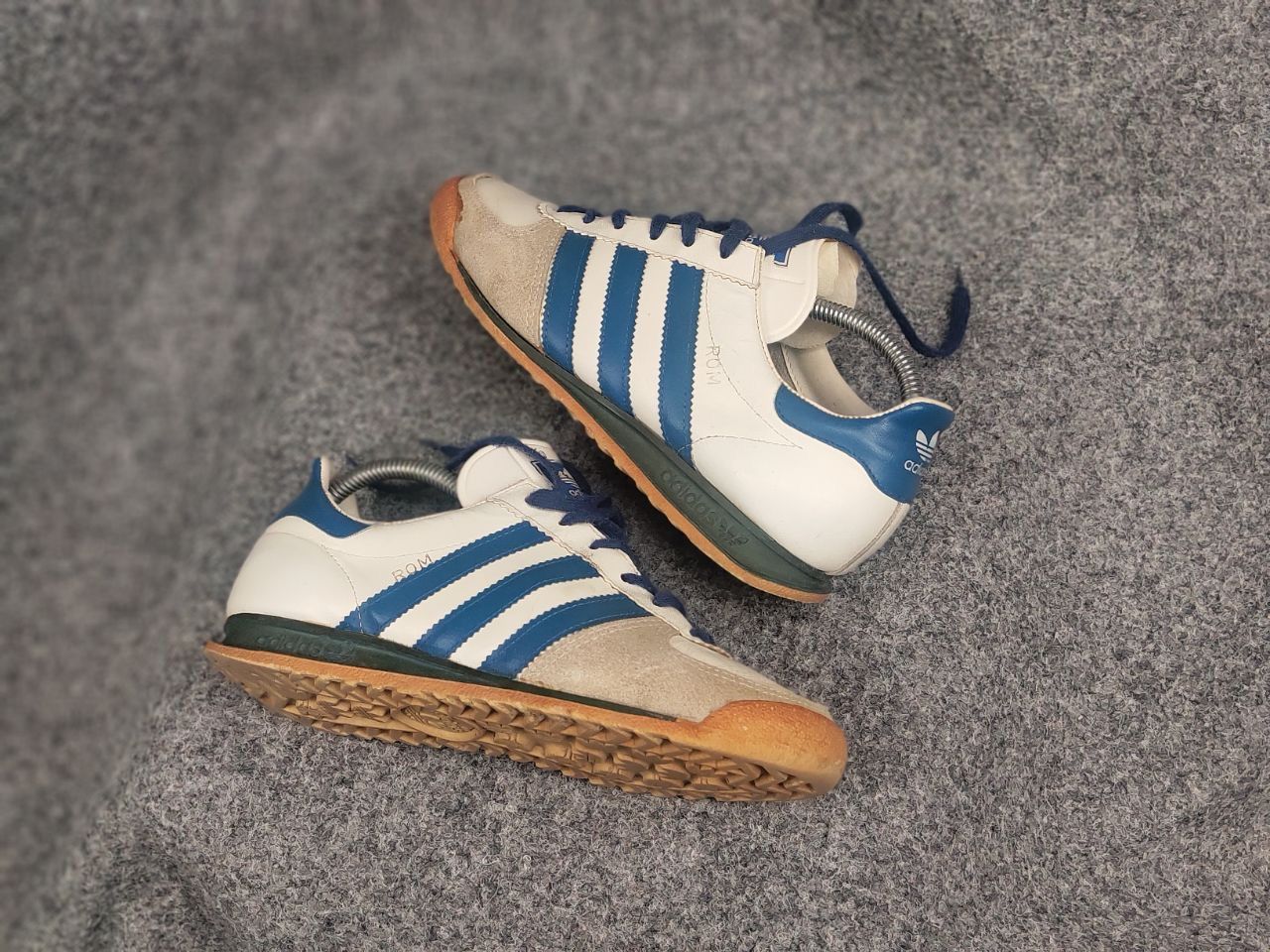 Adidas Rare Vintage 70's Adidas ROM Leather Sneakers Yugoslavia Size US 6 / EU 39 - 3 Thumbnail