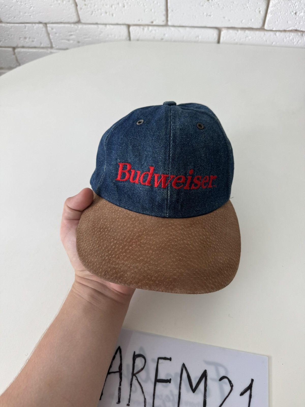 Budweiser Budweiser vintage cap hat Size ONE SIZE - 2 Thumbnail