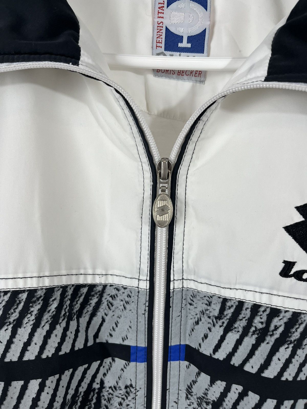 Lotto Sport × Vintage 90s Lotto Boris Becker tennis track jacket Size US L / EU 52-54 / 3 - 6 Thumbnail